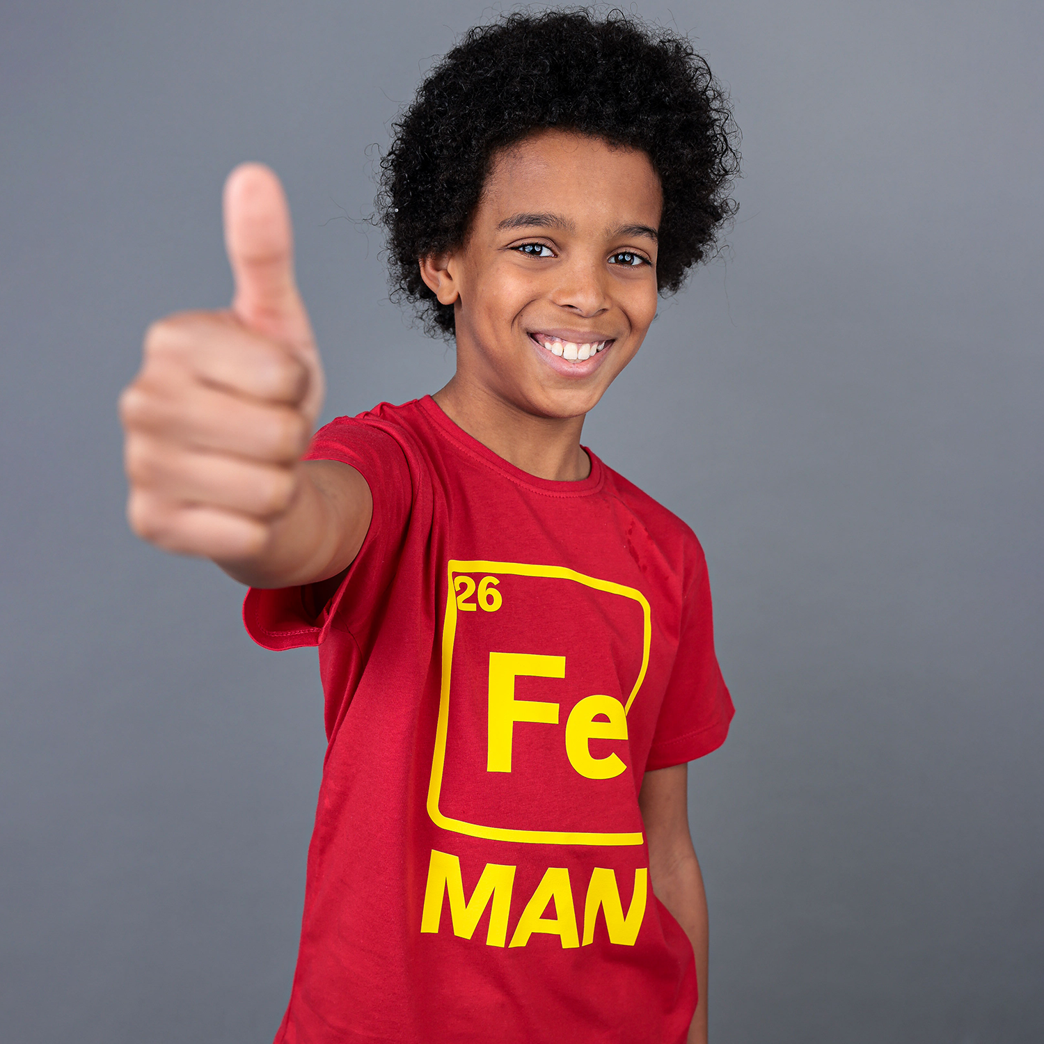 Fe man' kind shirt met korte mouwen