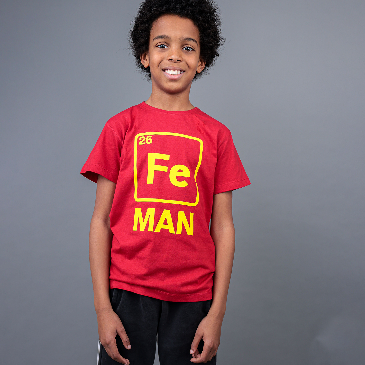 Fe man' kind shirt met korte mouwen