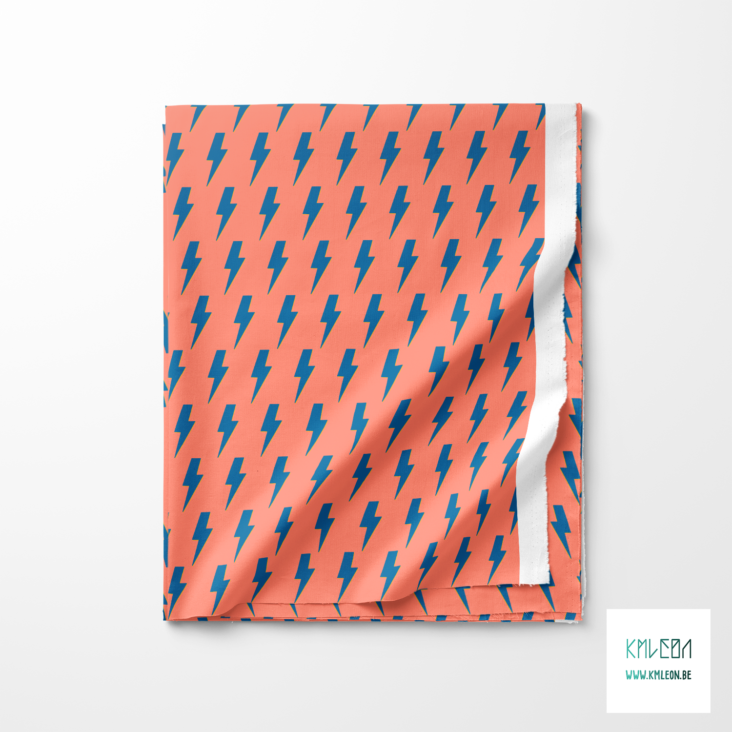 Blauwe bliksems stof