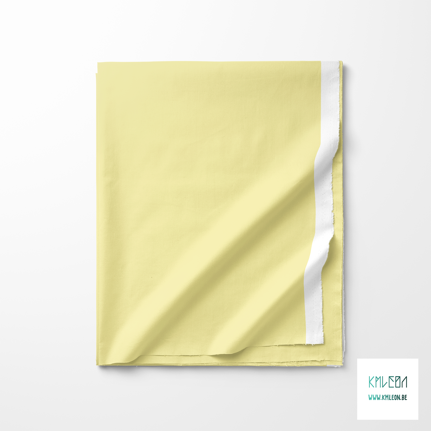 Uni botercrème geel stof