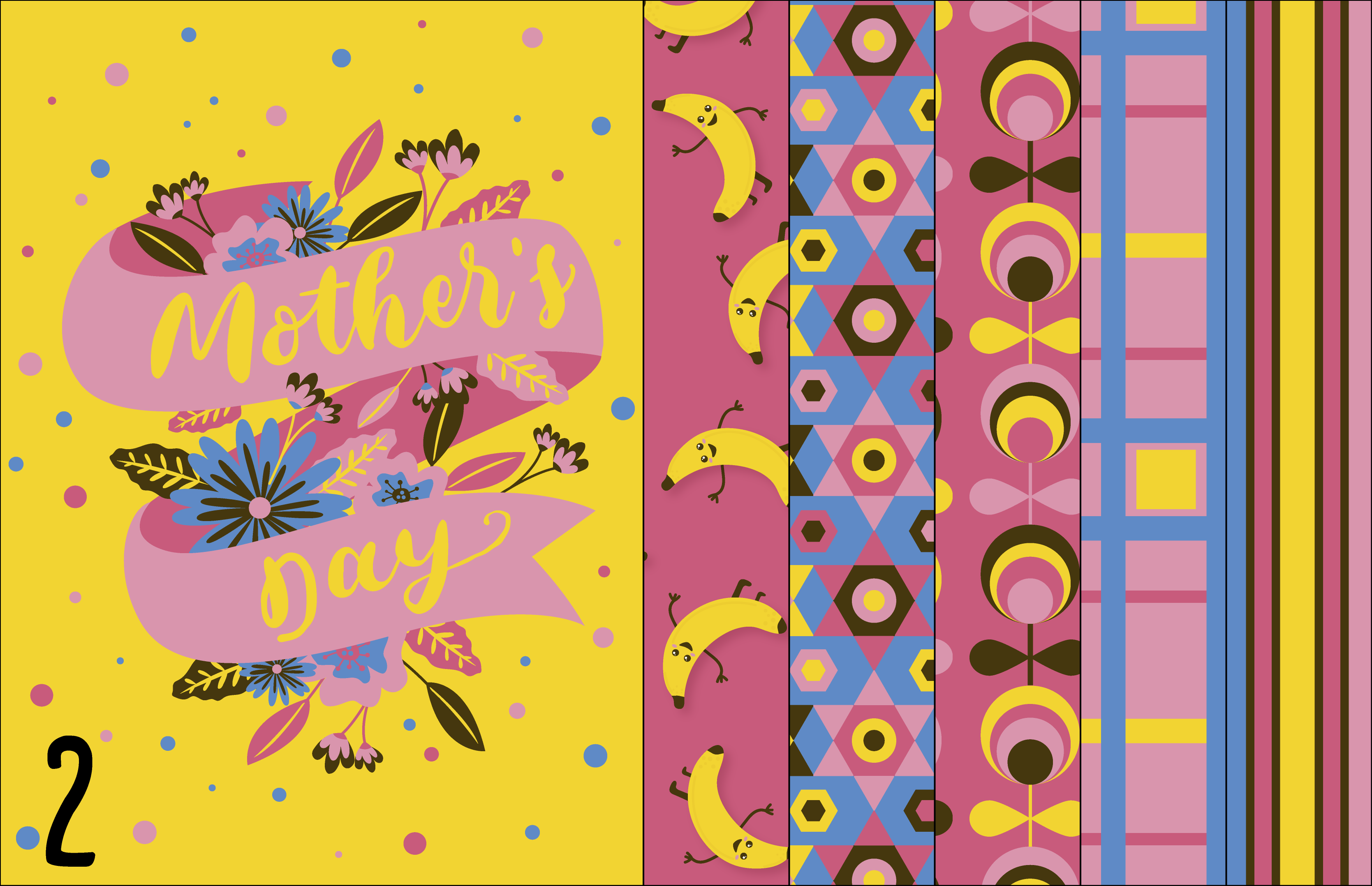 Mother's day cut and sew tea towels