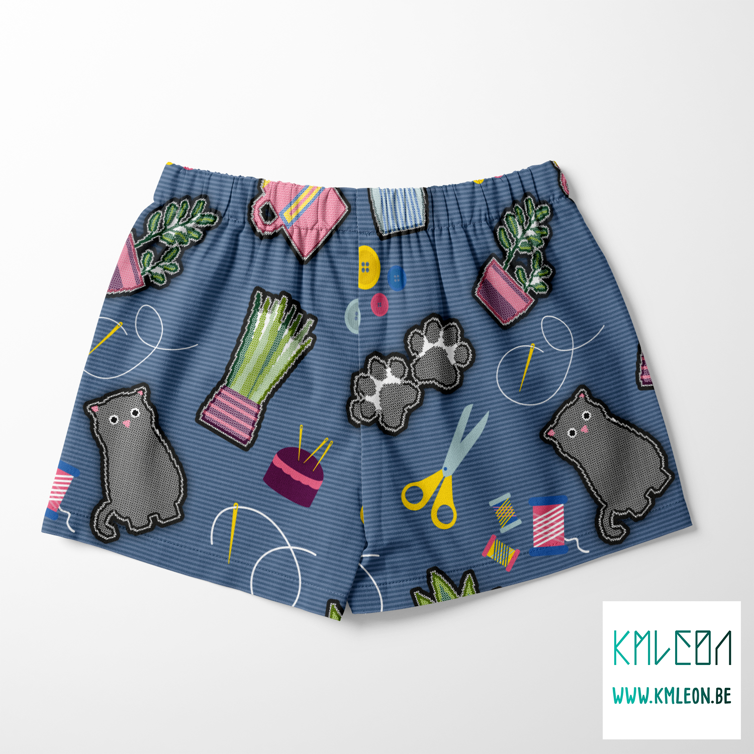 Kruissteek patches stof