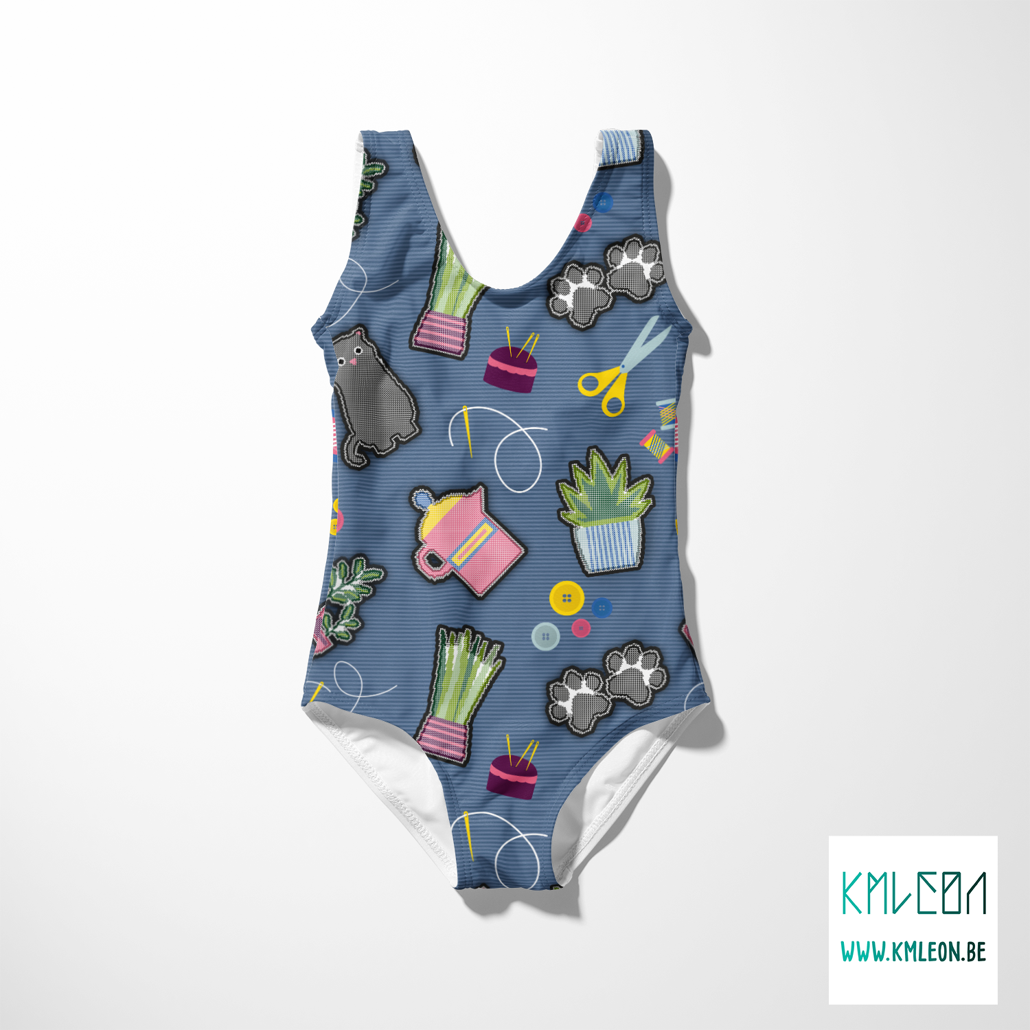 Kruissteek patches stof