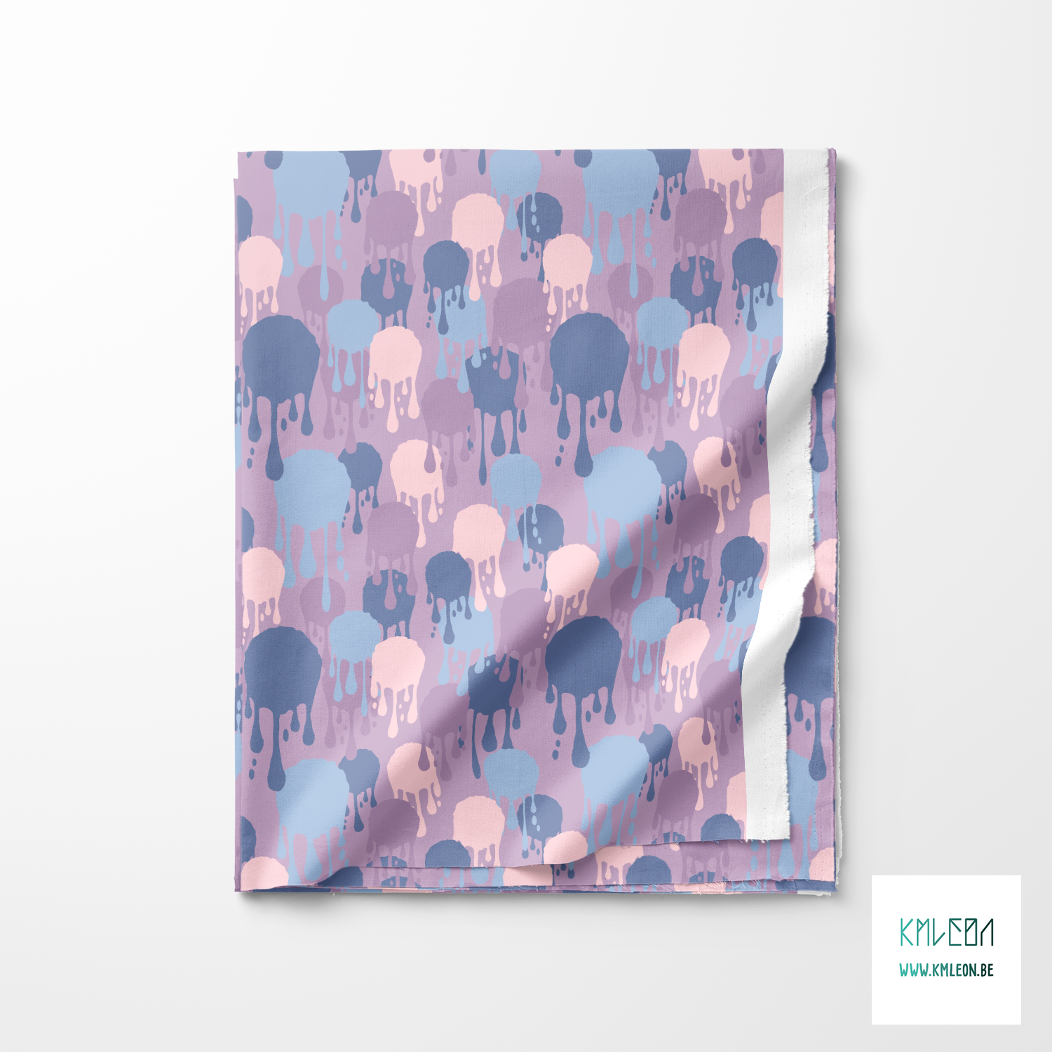 Blauwe, paarse en roze graffiti stof