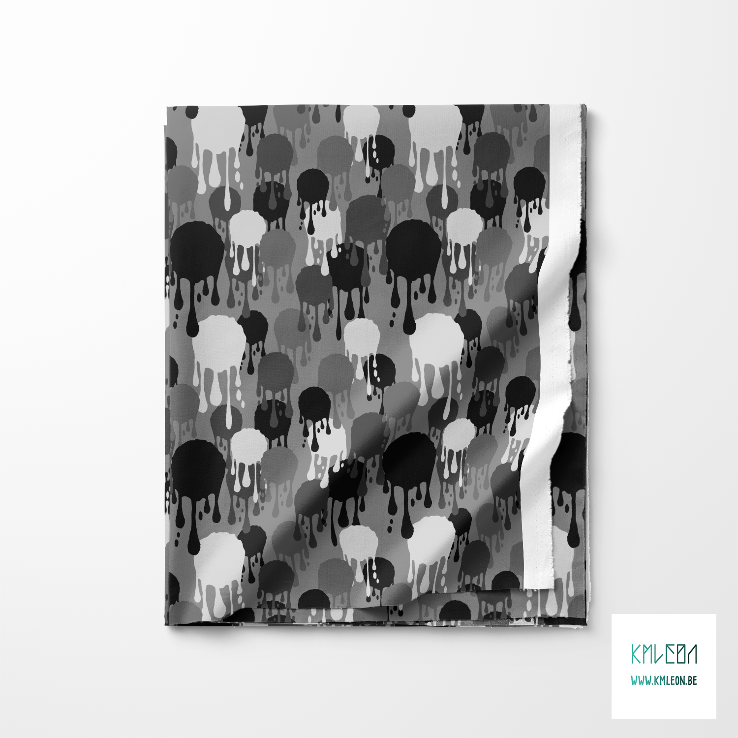 Grijze graffiti stof