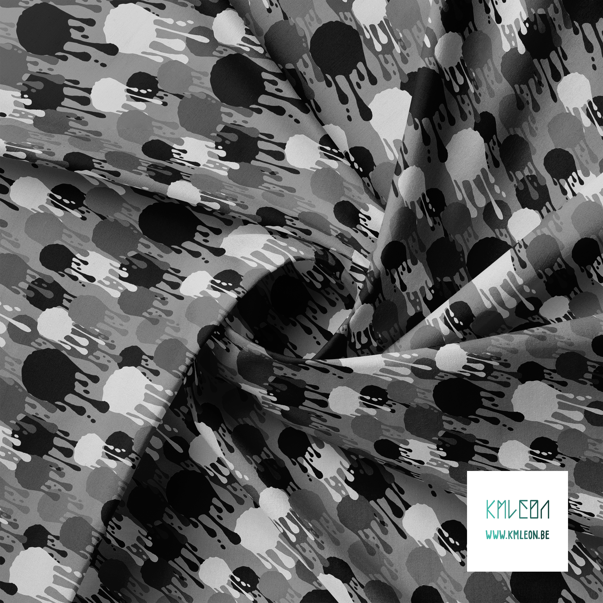 Grijze graffiti stof