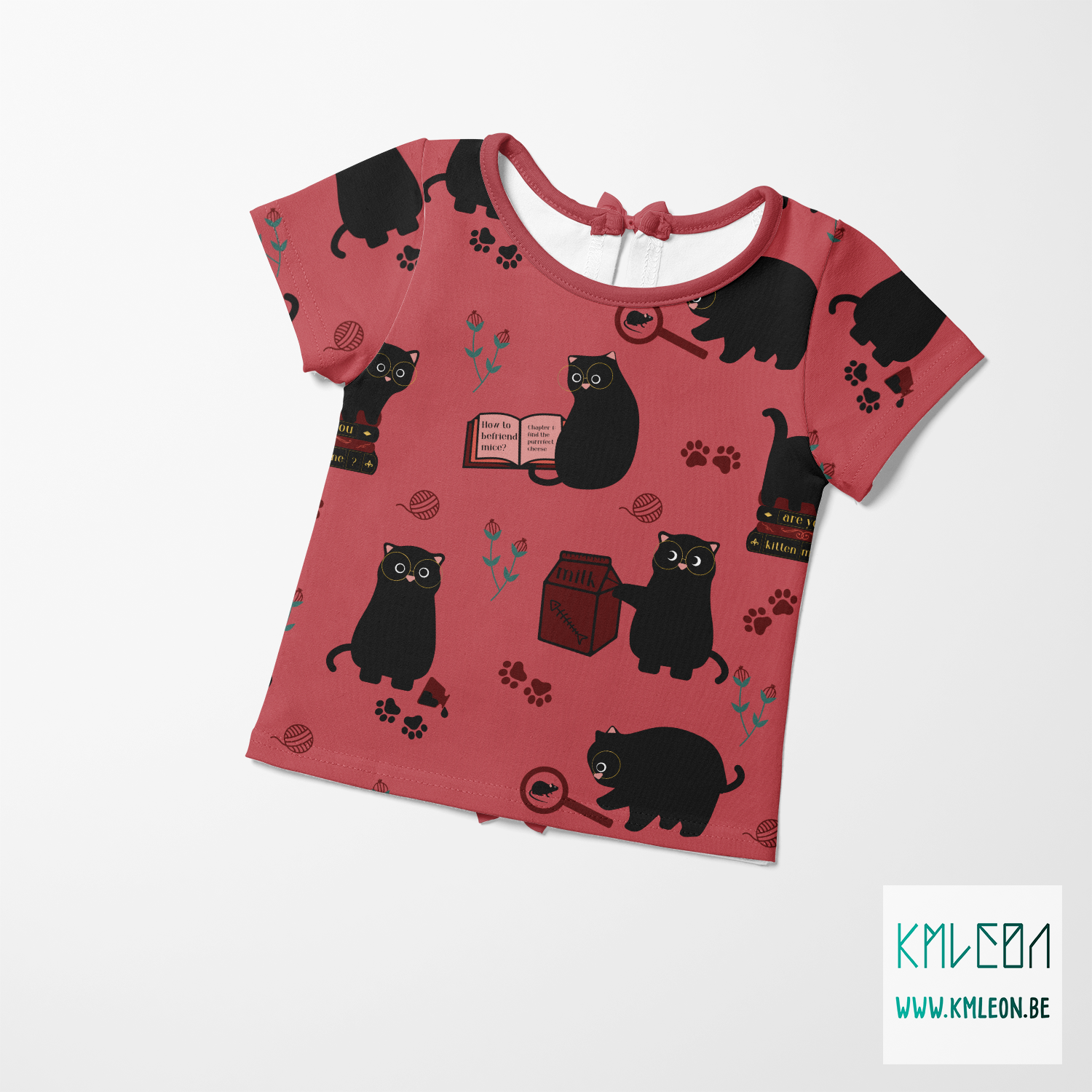 Katten, boeken en kattenkruid stof