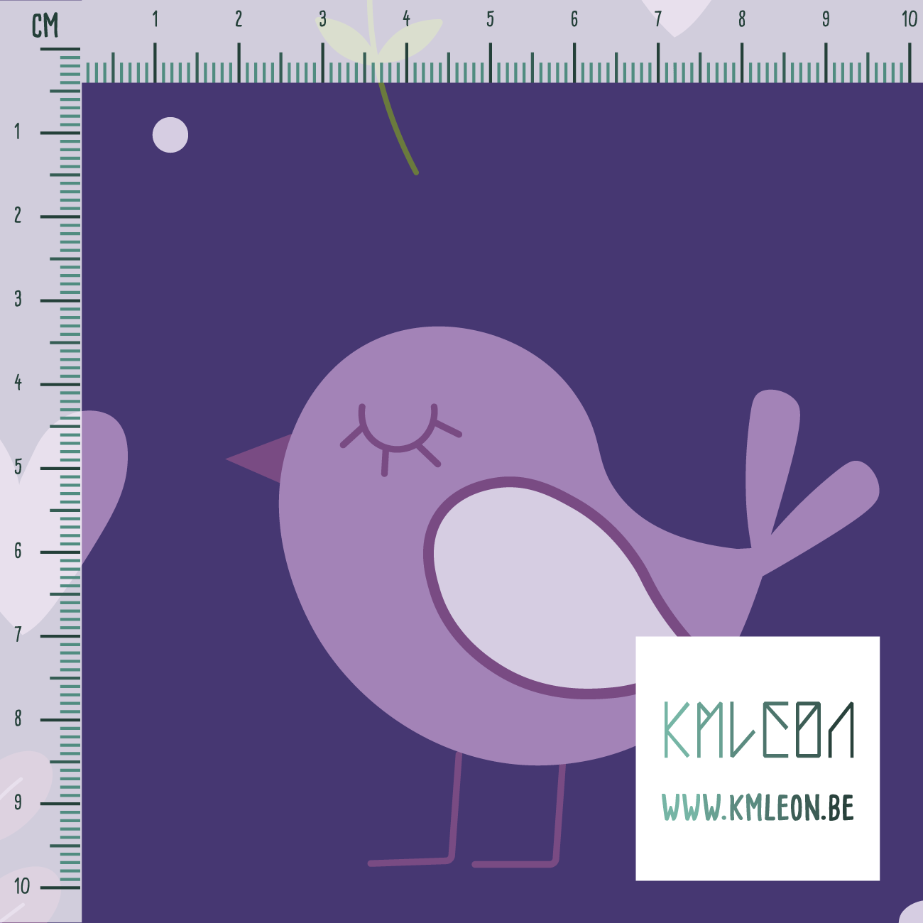 Tortelduiven en hartjes stof