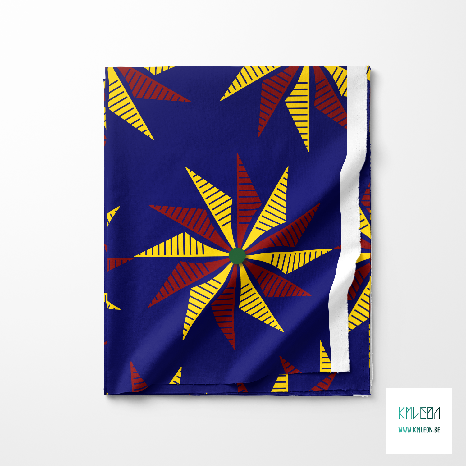 Rode en gele molens stof