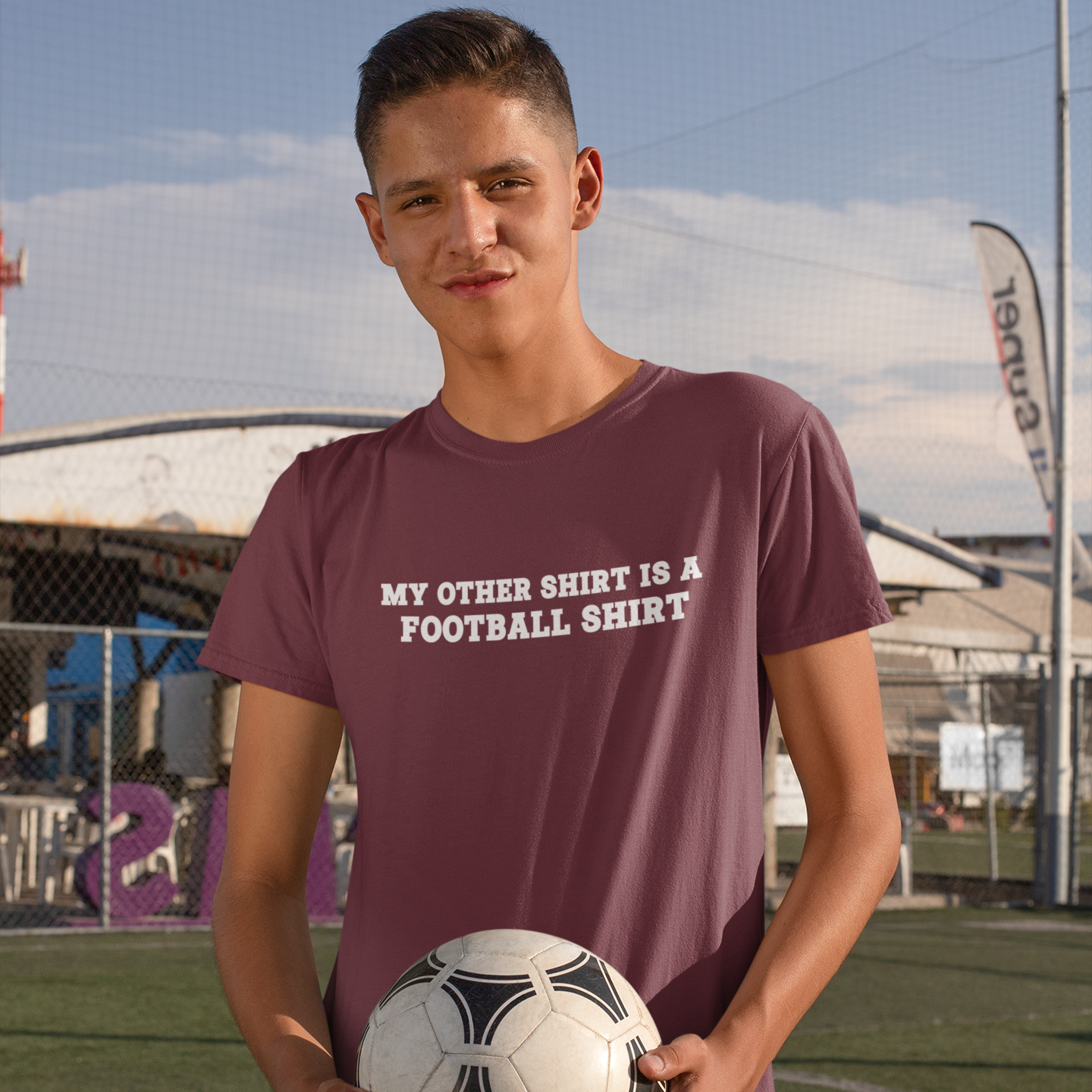 My other shirt is a football shirt' volwassene shirt