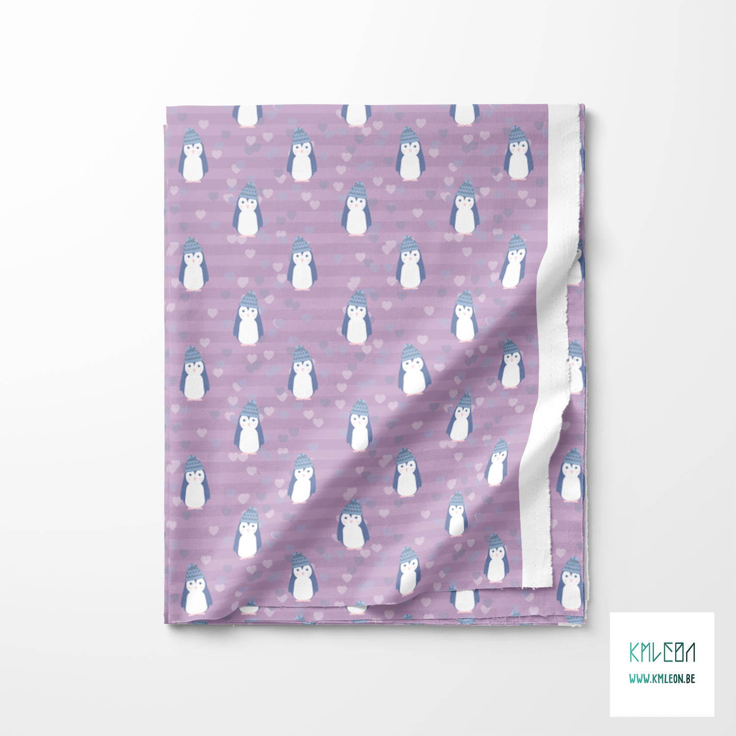 Pinguïns met mutsen stof