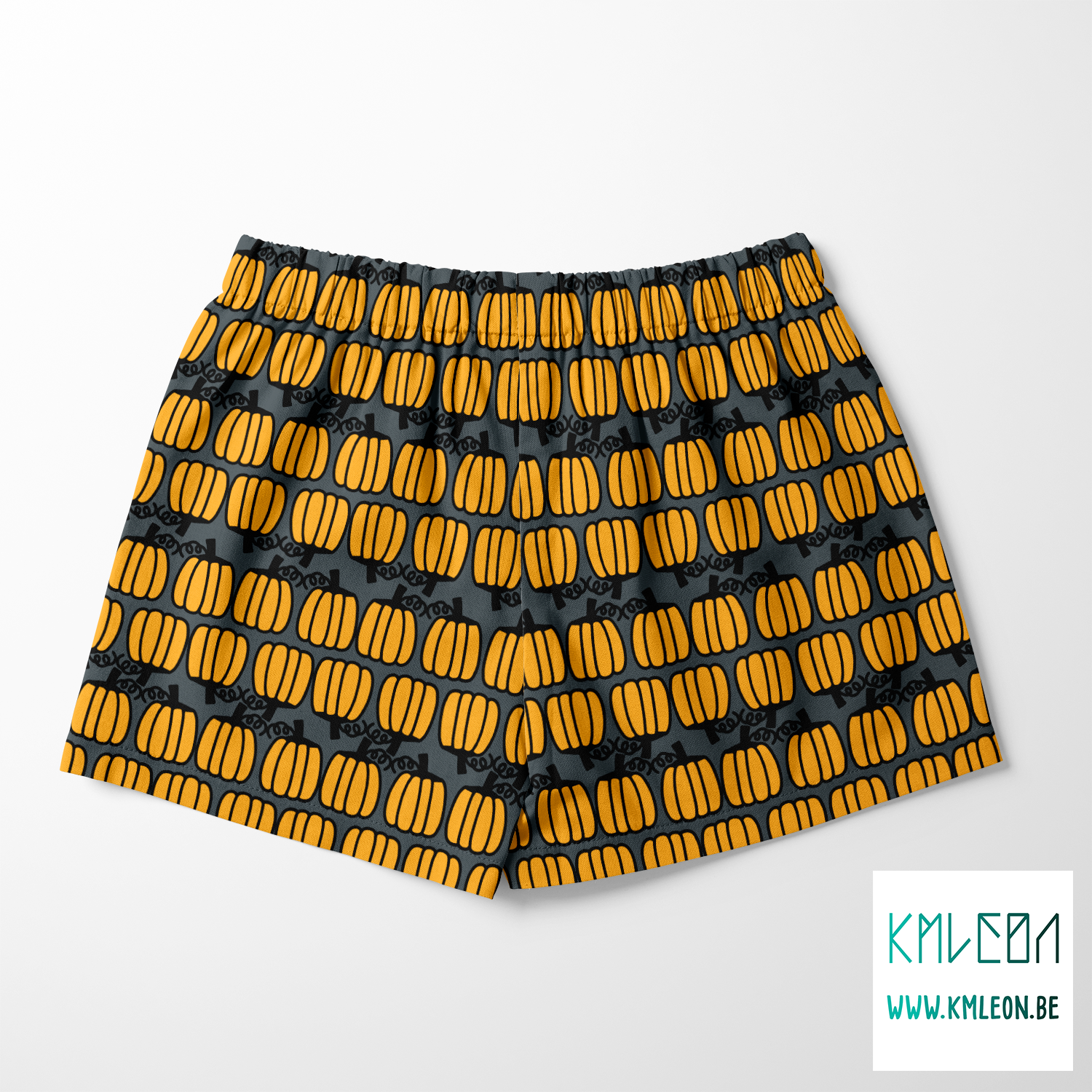 Rijen pompoenen stof