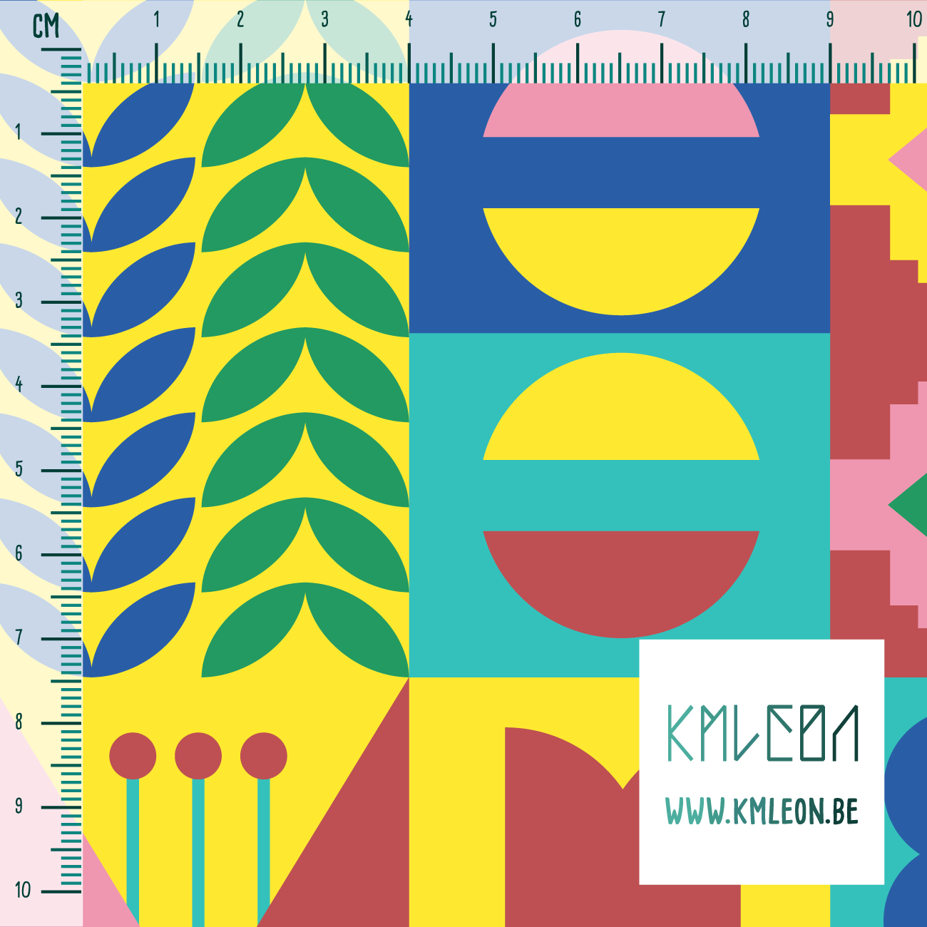 Scandinavische bloemen stof