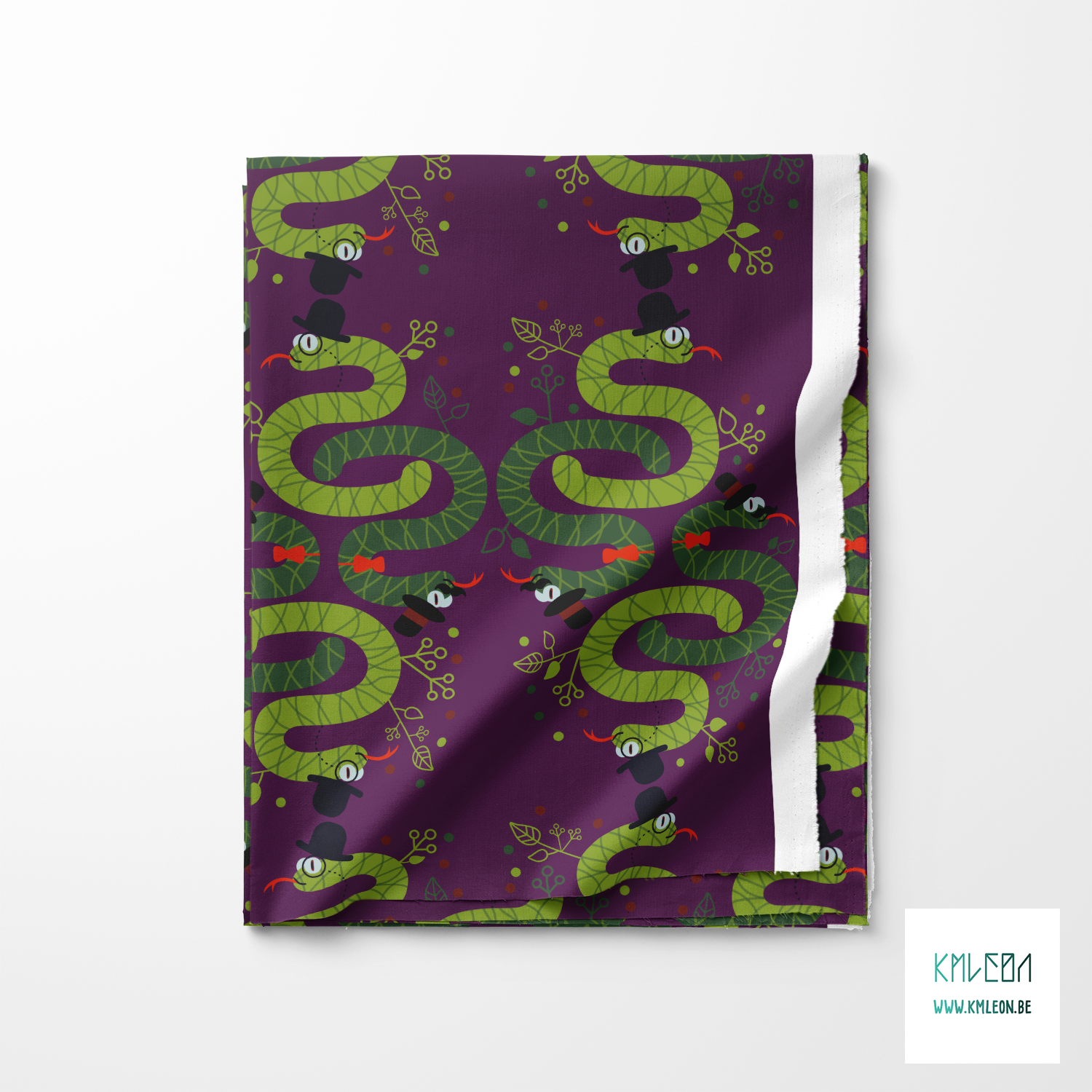 Slangen met hoeden stof