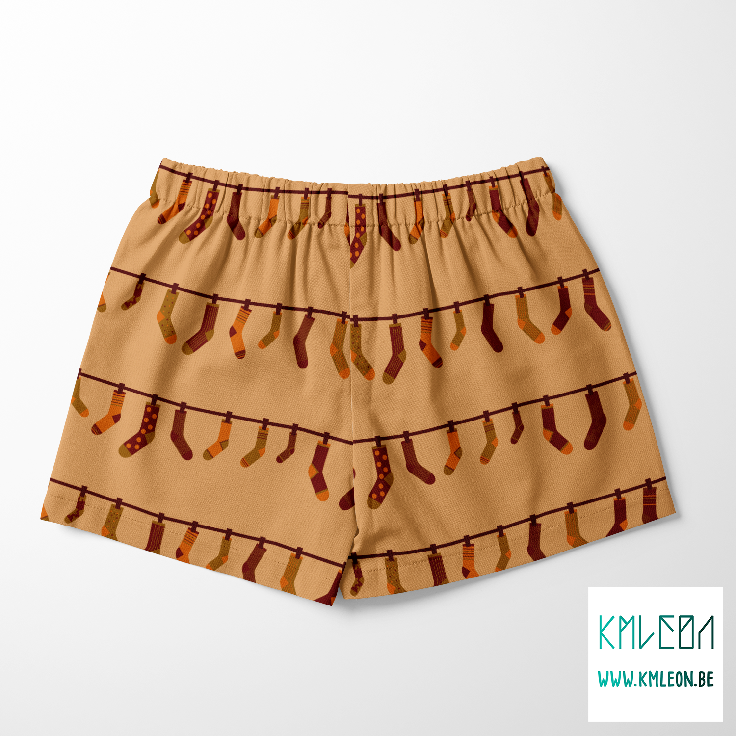 Sokken aan kledinglijn stof