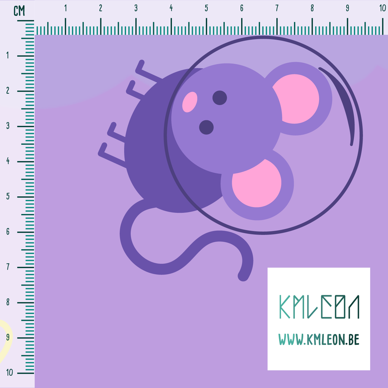 Ruimtemuizen en ruimtevissen stof (grote schaal)