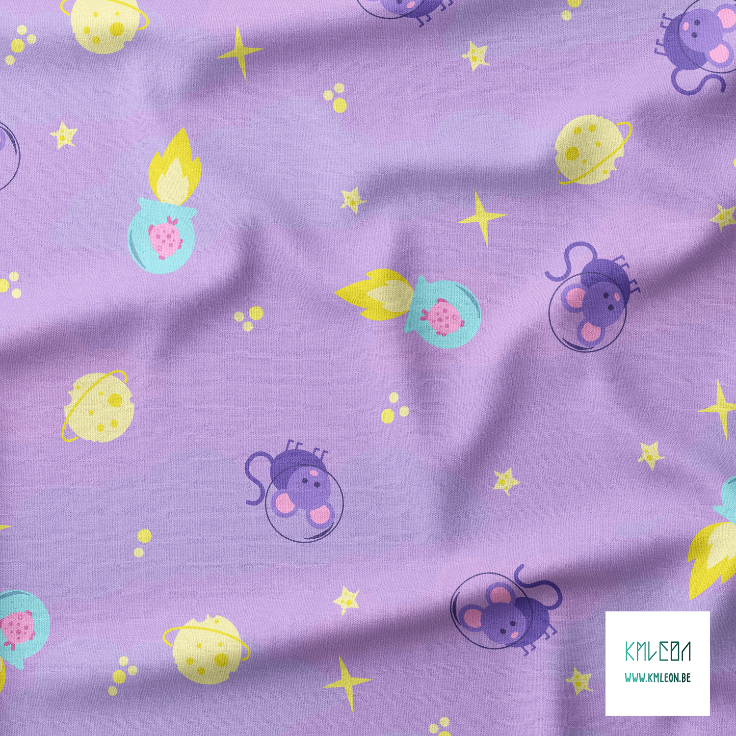 Ruimtemuizen en ruimtevissen stof (grote schaal)