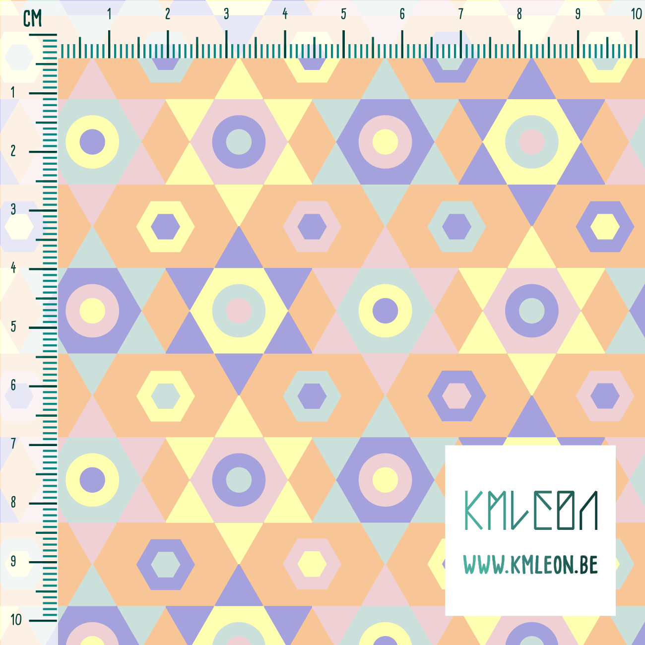 Paarse, gele, groene en roze sterren stof