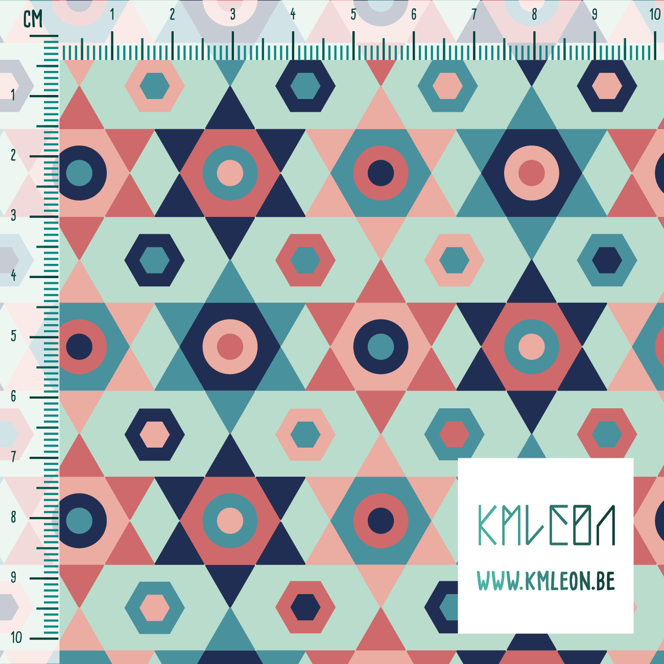 Roze, donkerblauwe en blauwgroene sterren stof