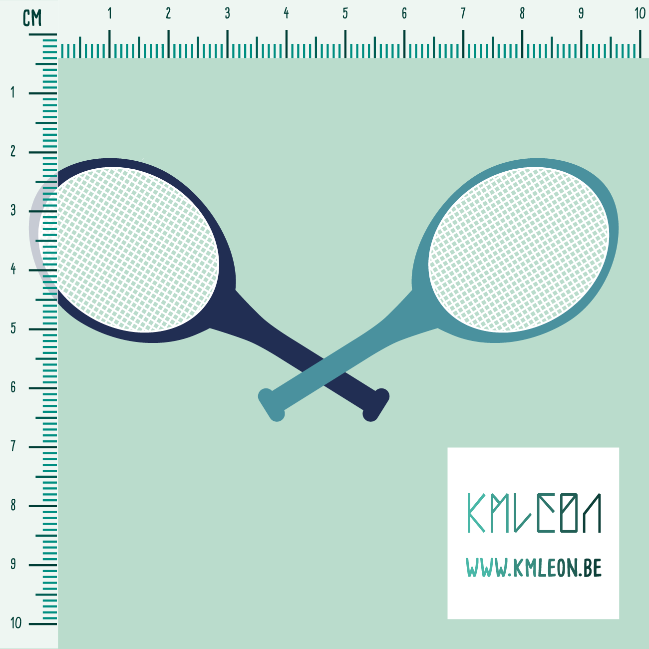 Tennis raketten stof