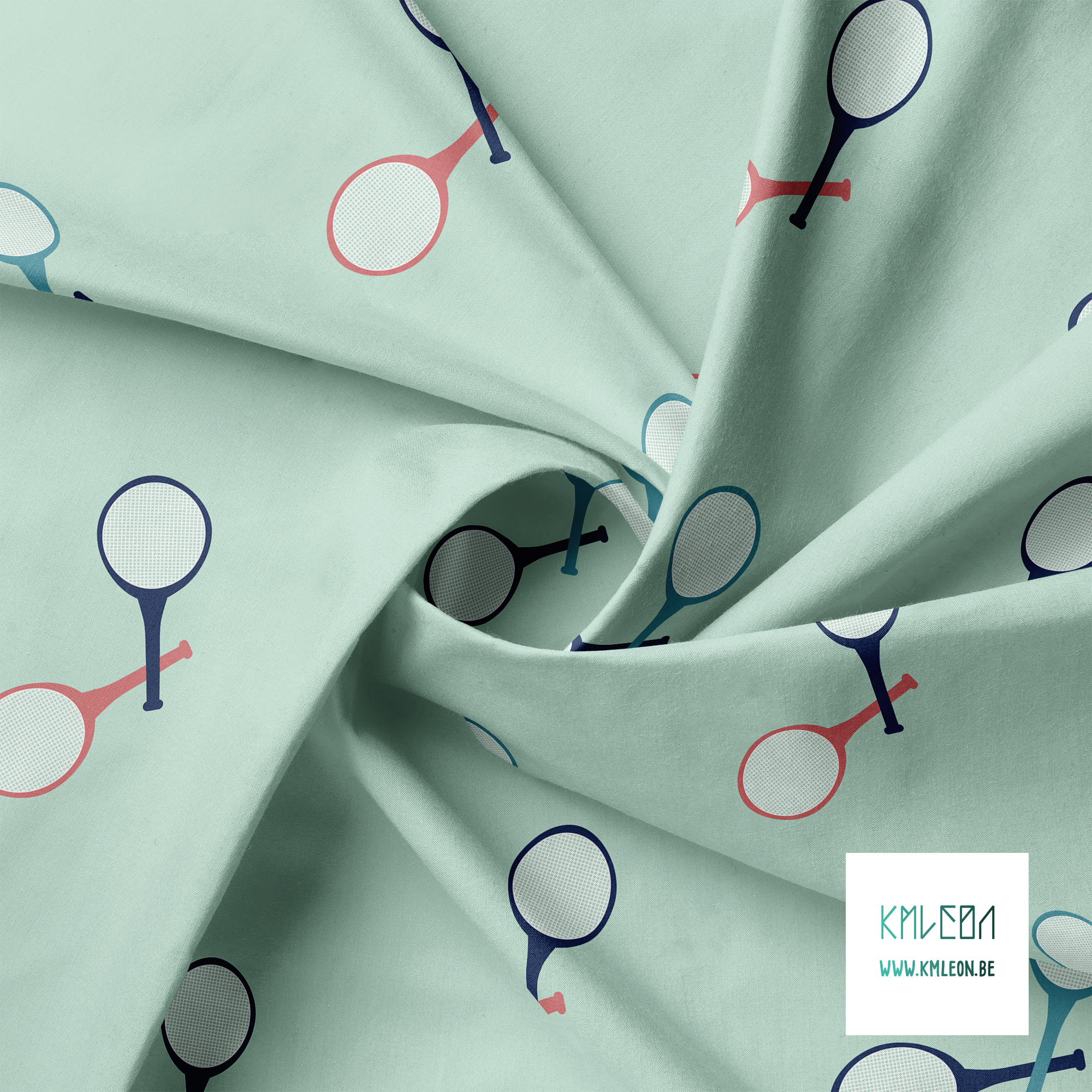 Tennis raketten stof