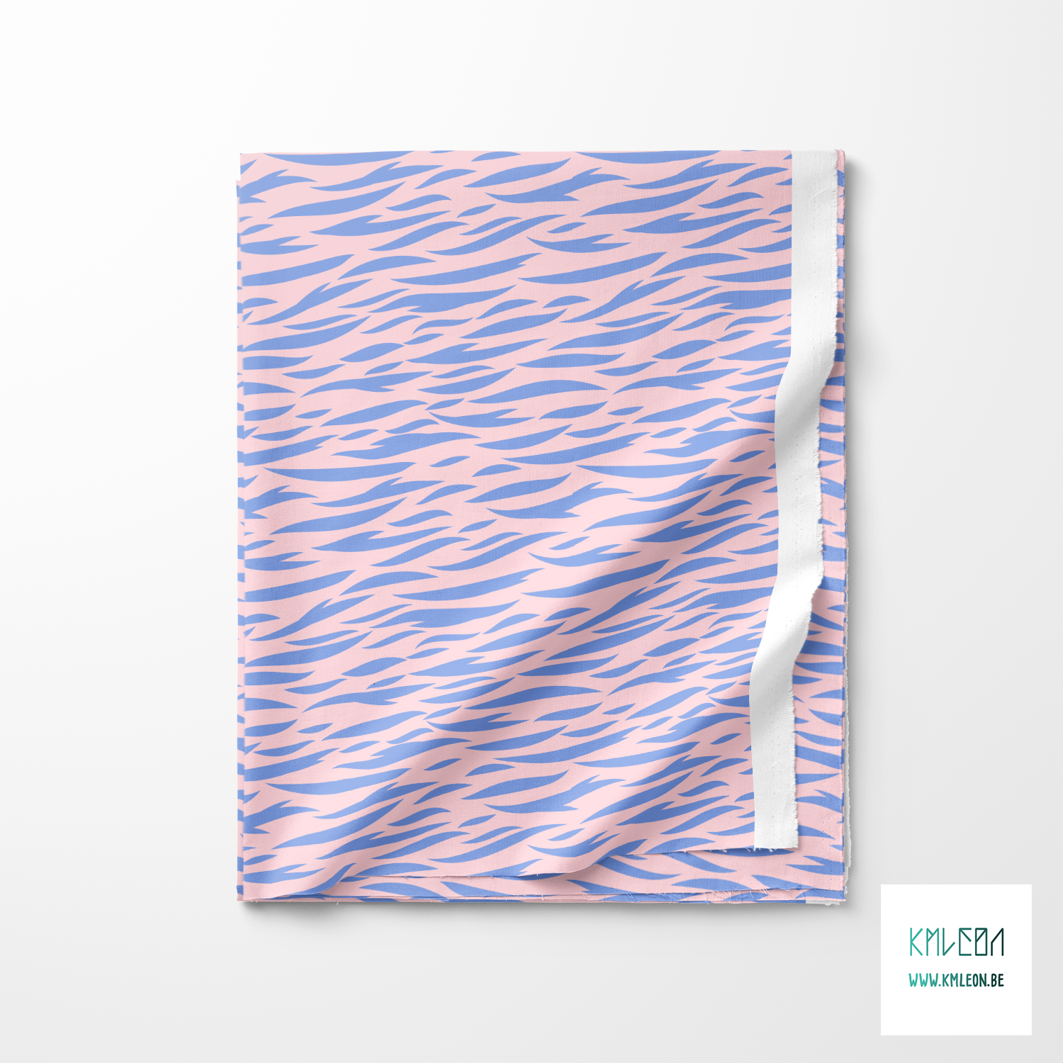 Paarse tijgerstrepen stof