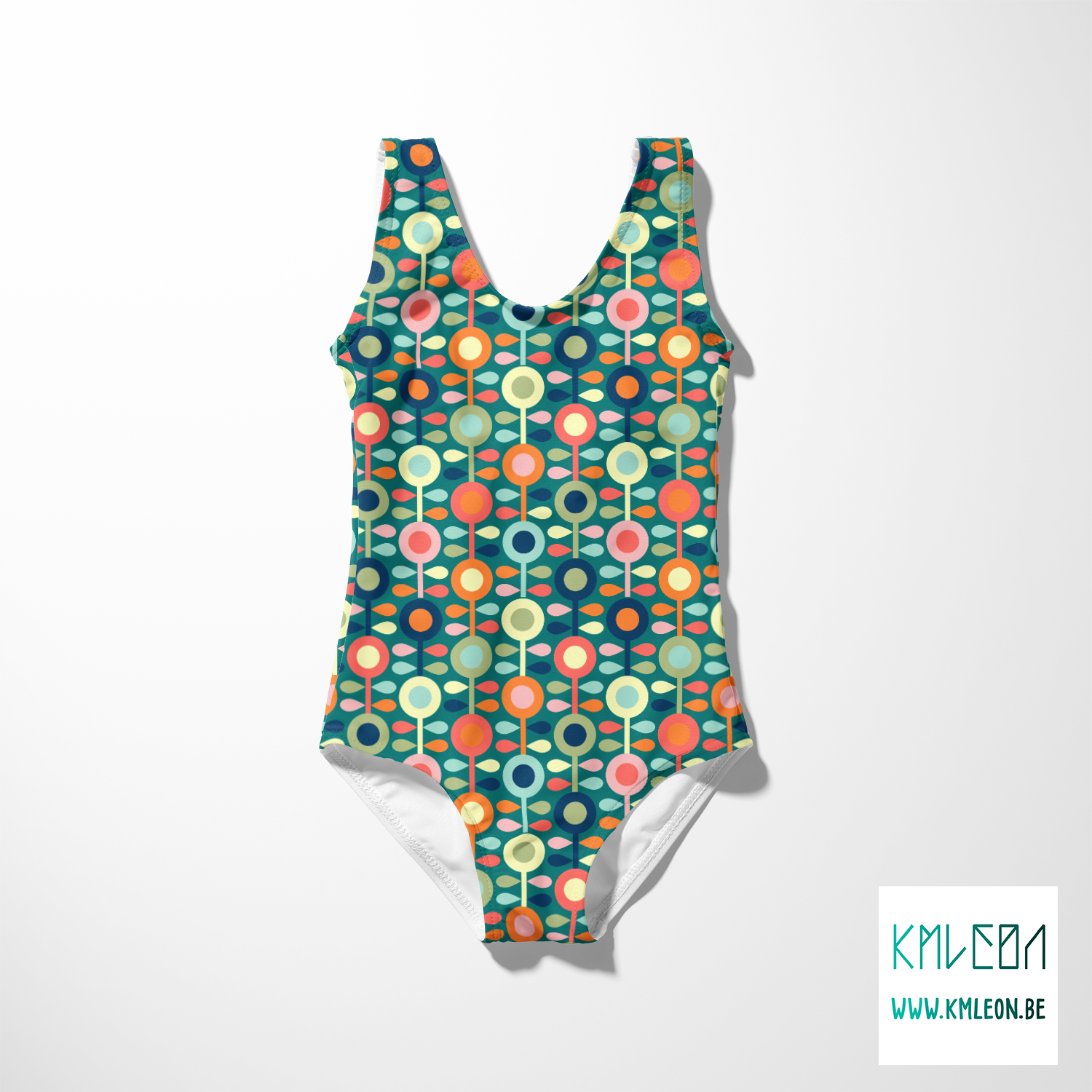 Zachte meerkleurige bloemen stof