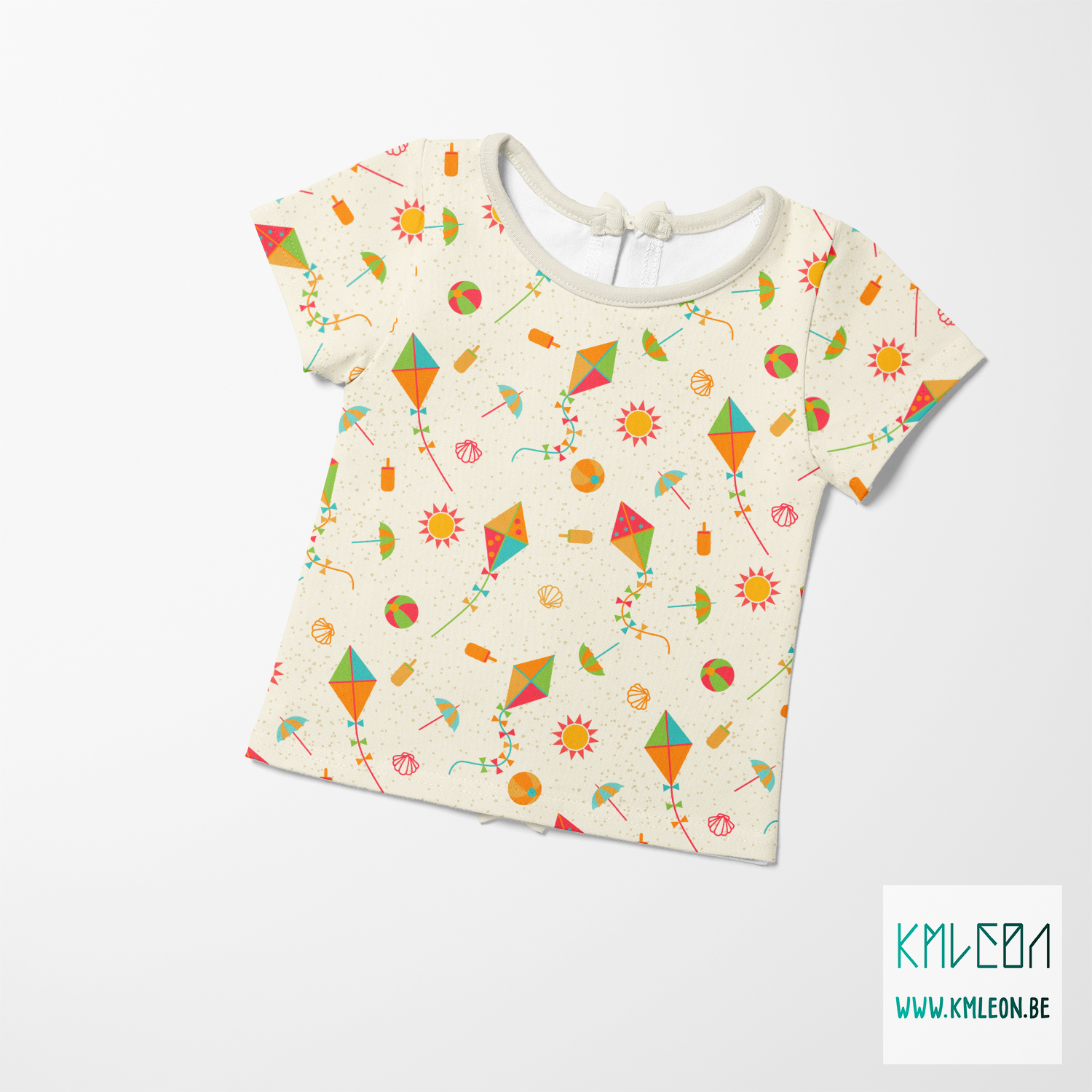 Vliegers op het strand stof