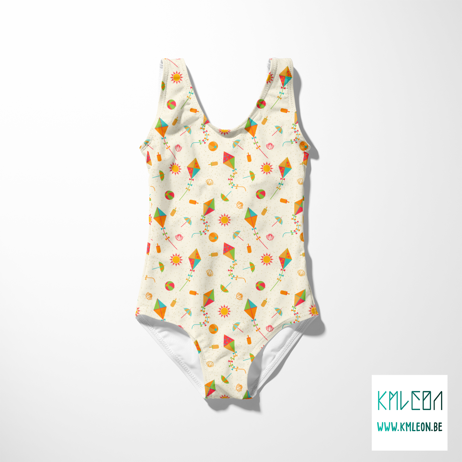 Vliegers op het strand stof