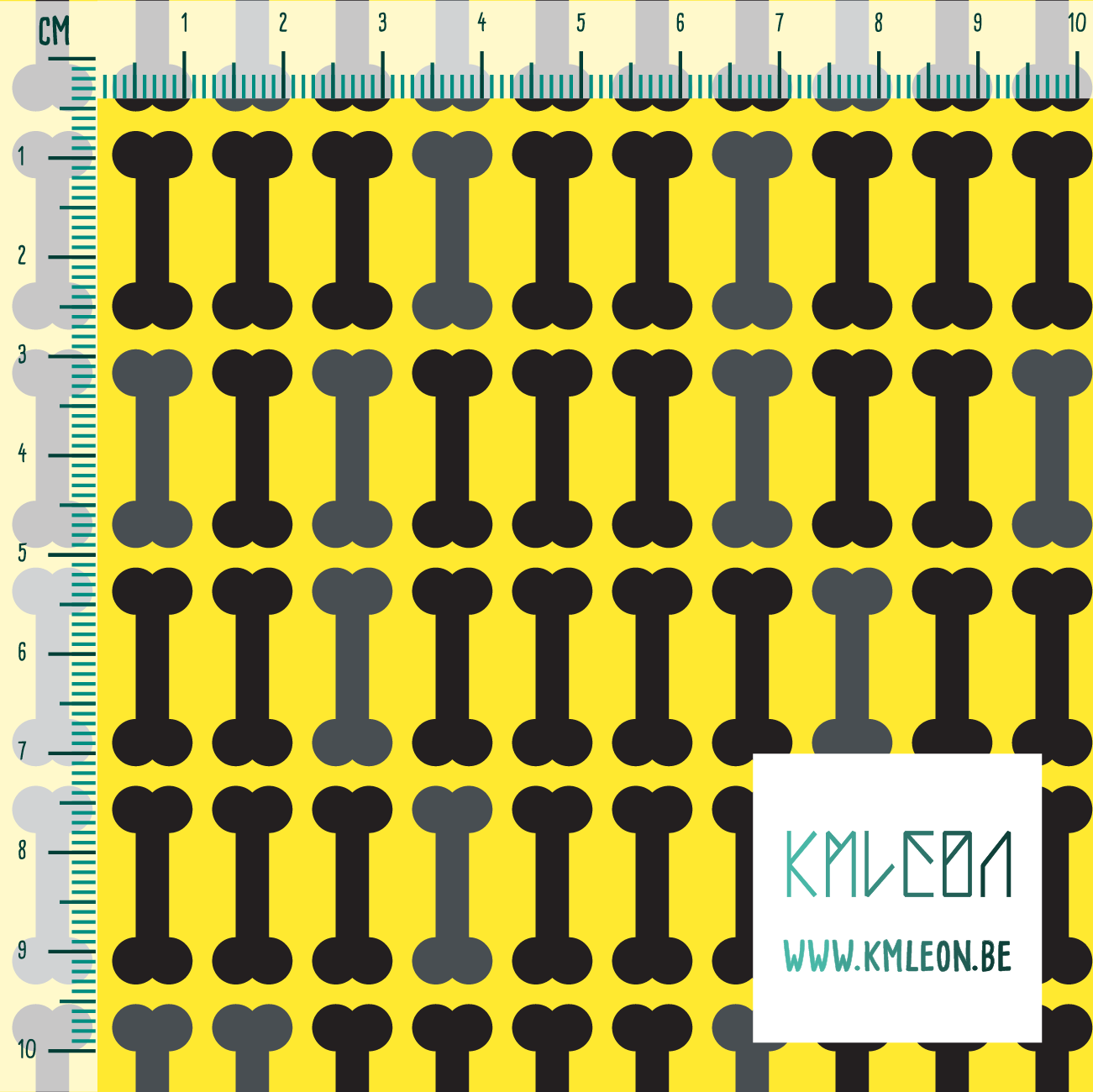 Zwarte en grijze botten stof