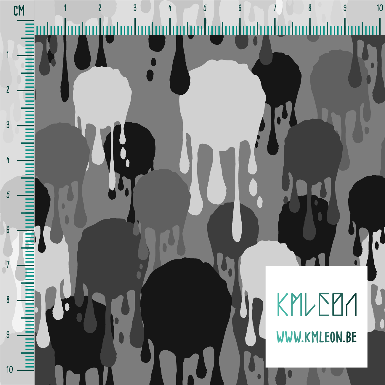 Grijze graffiti stof