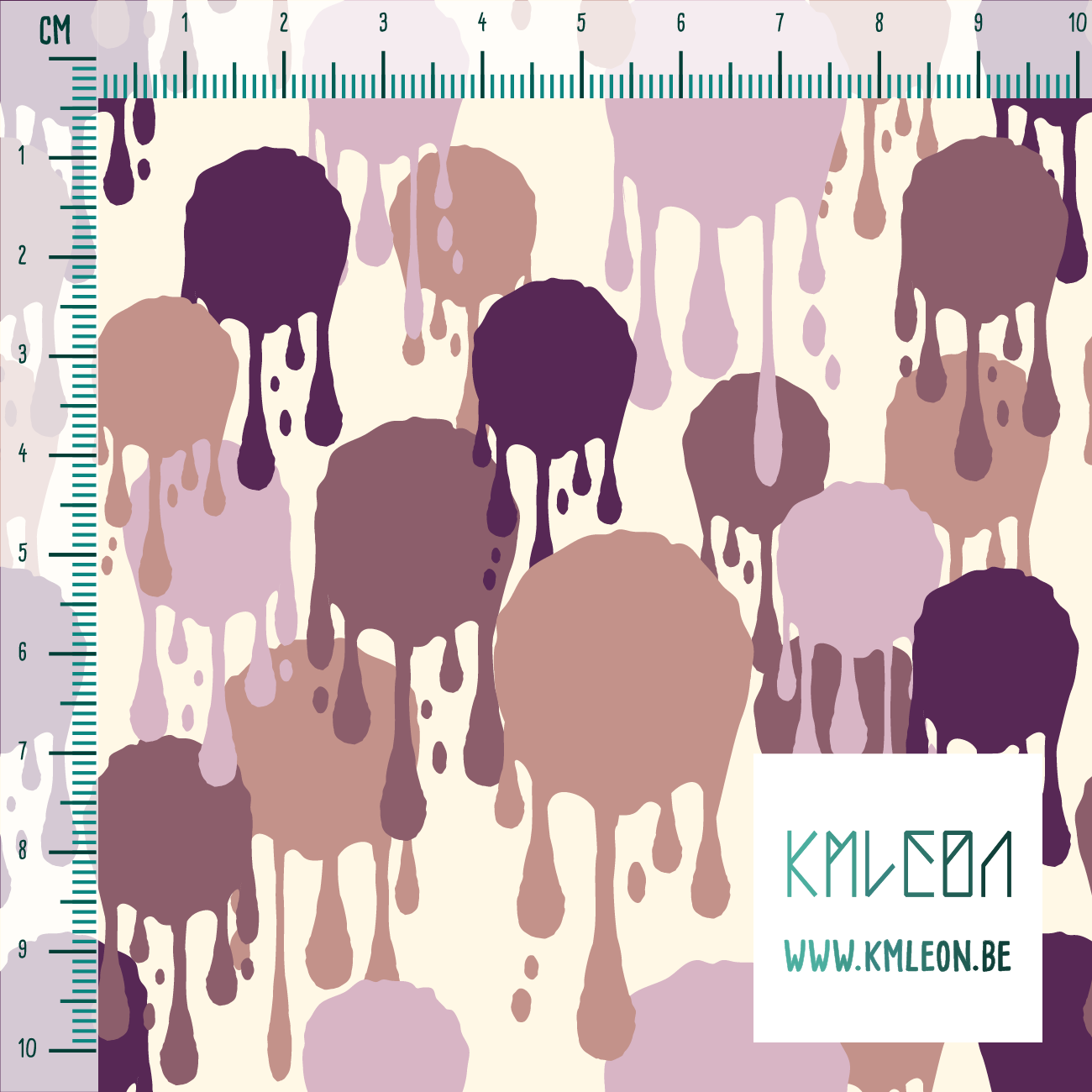 Paarse en roze graffiti stof