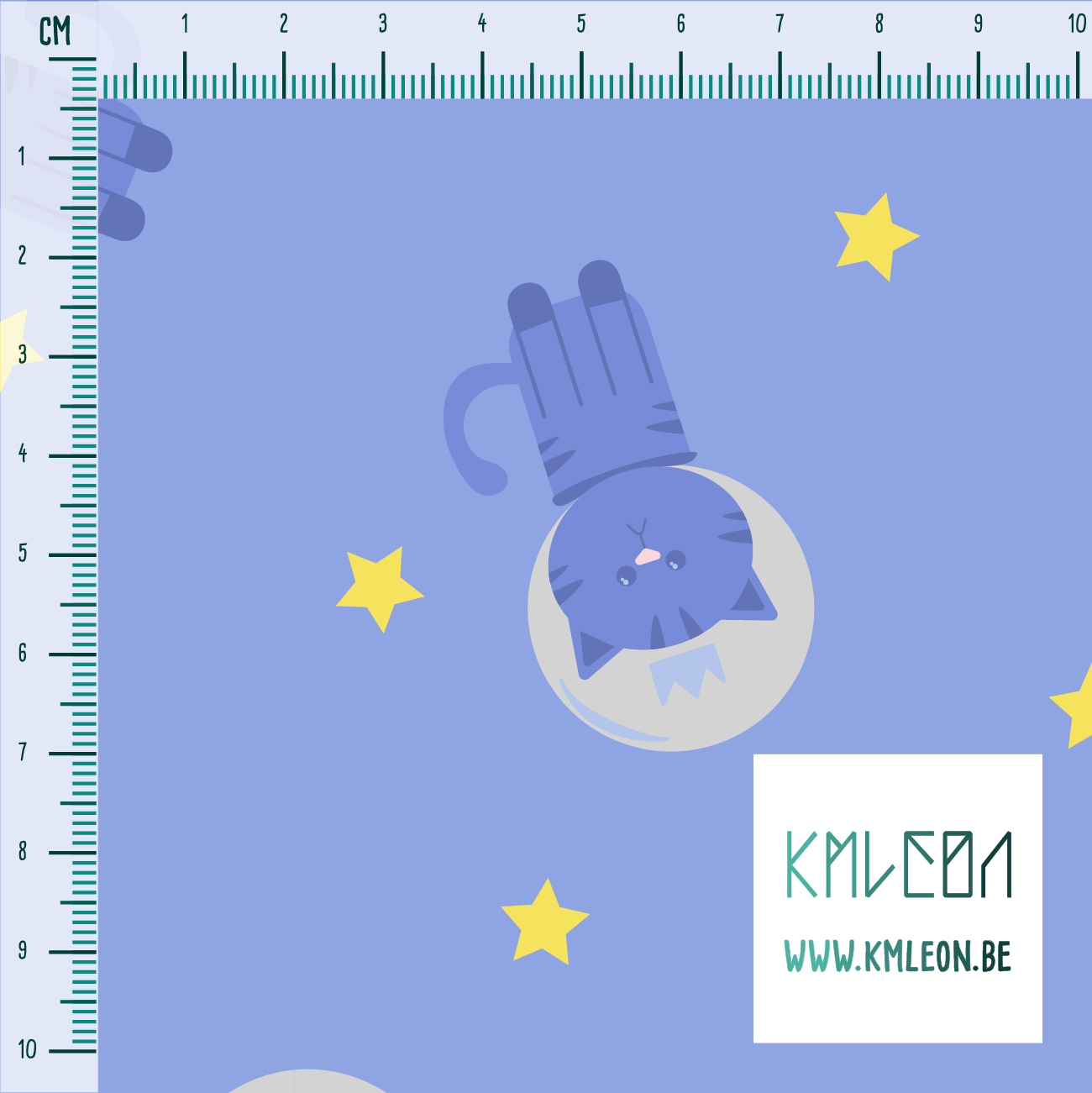 Katten in de ruimte en sterren stof