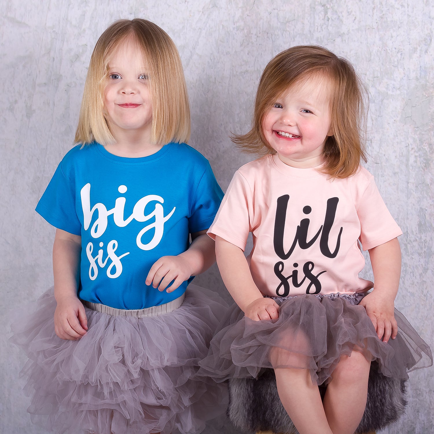 'Big sis' kind shirt met korte mouwen
