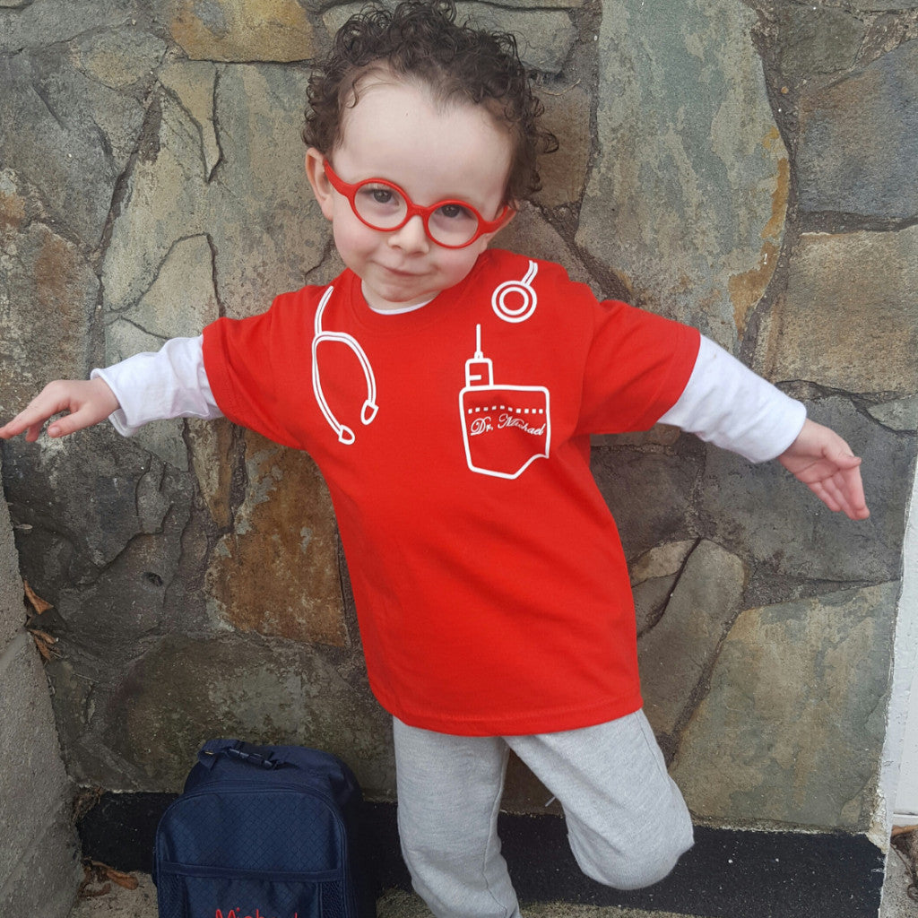 Dokter kind shirt met korte mouwen