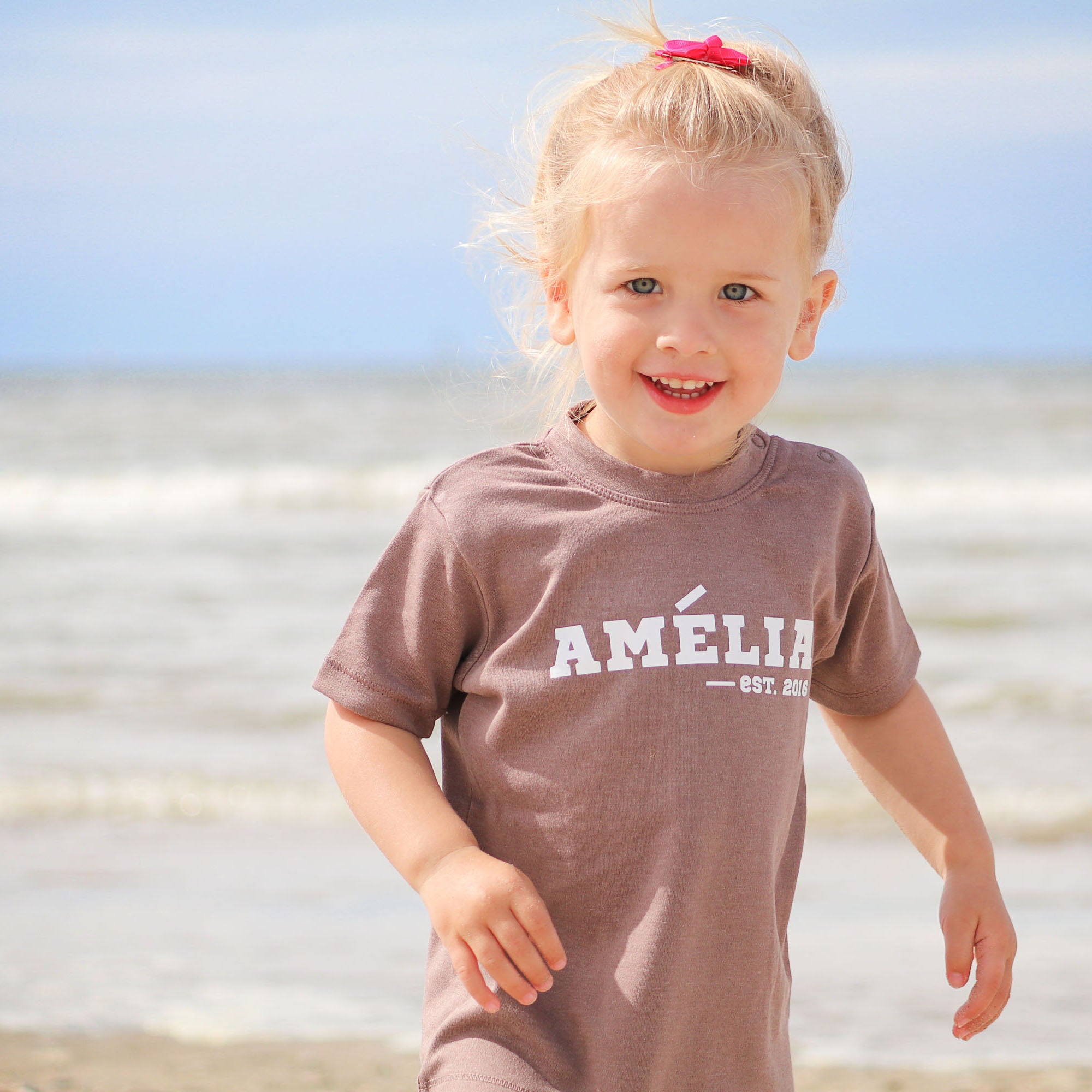 '-est' baby shirt met korte mouwen