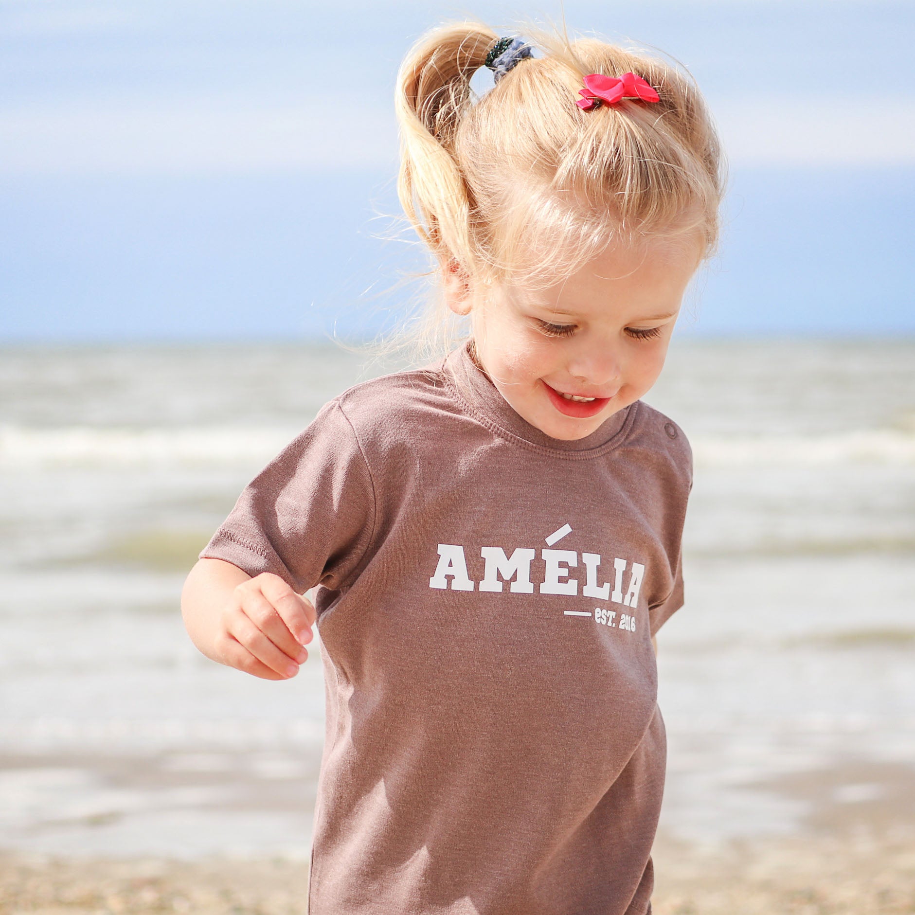 '-est' baby shirt met korte mouwen