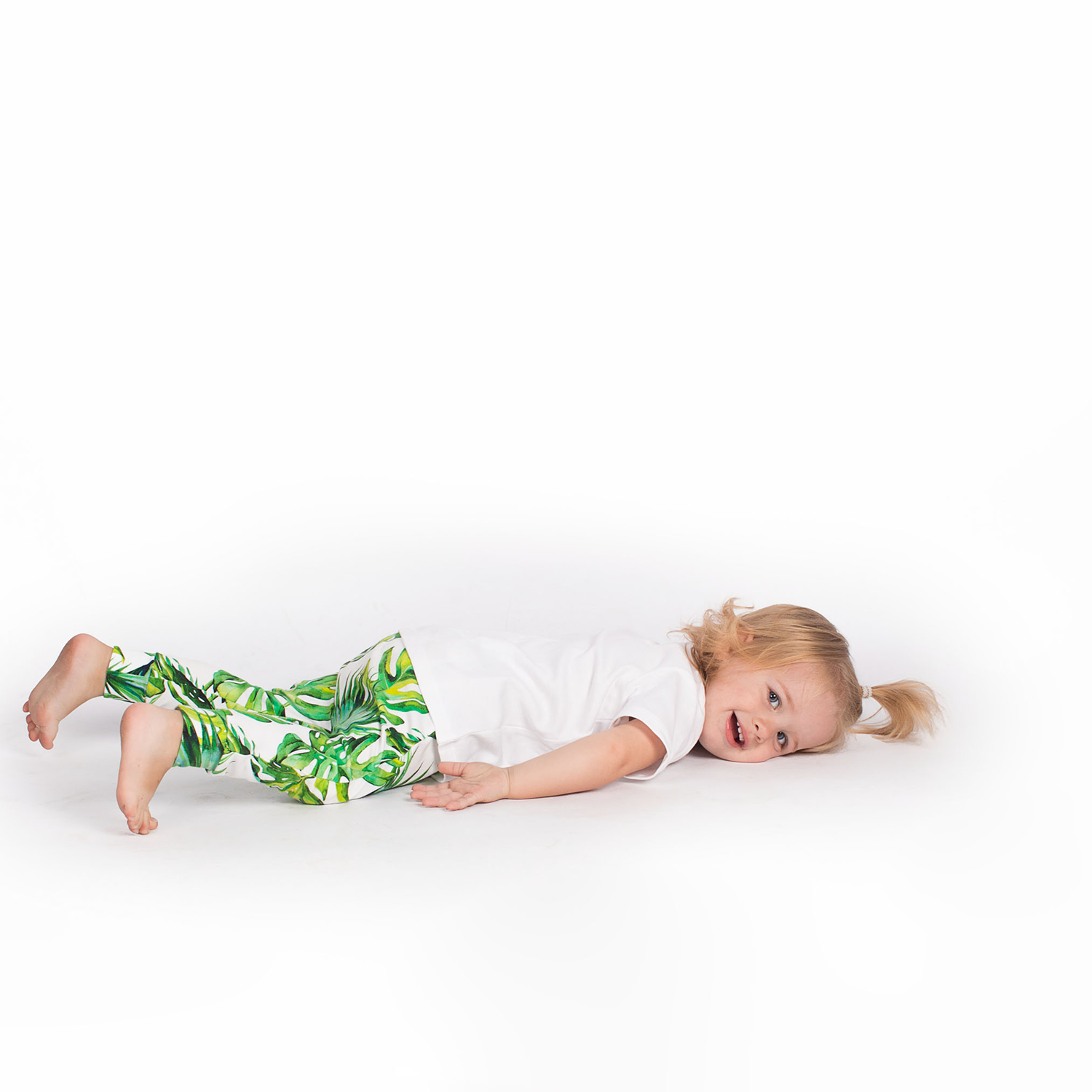 'Not in the mood' baby shirt met korte mouwen