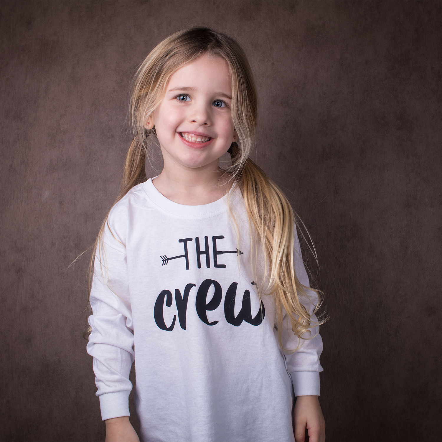 'The crew' kind shirt met lange mouwen