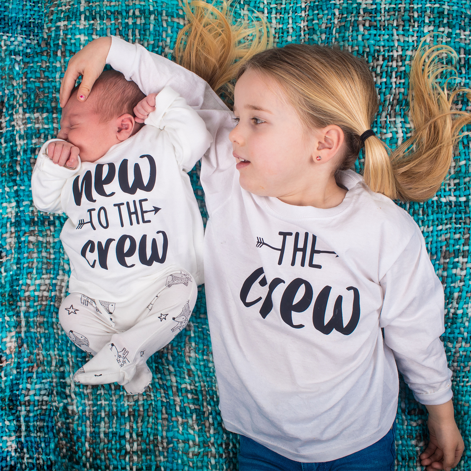 'The crew' kind shirt met lange mouwen