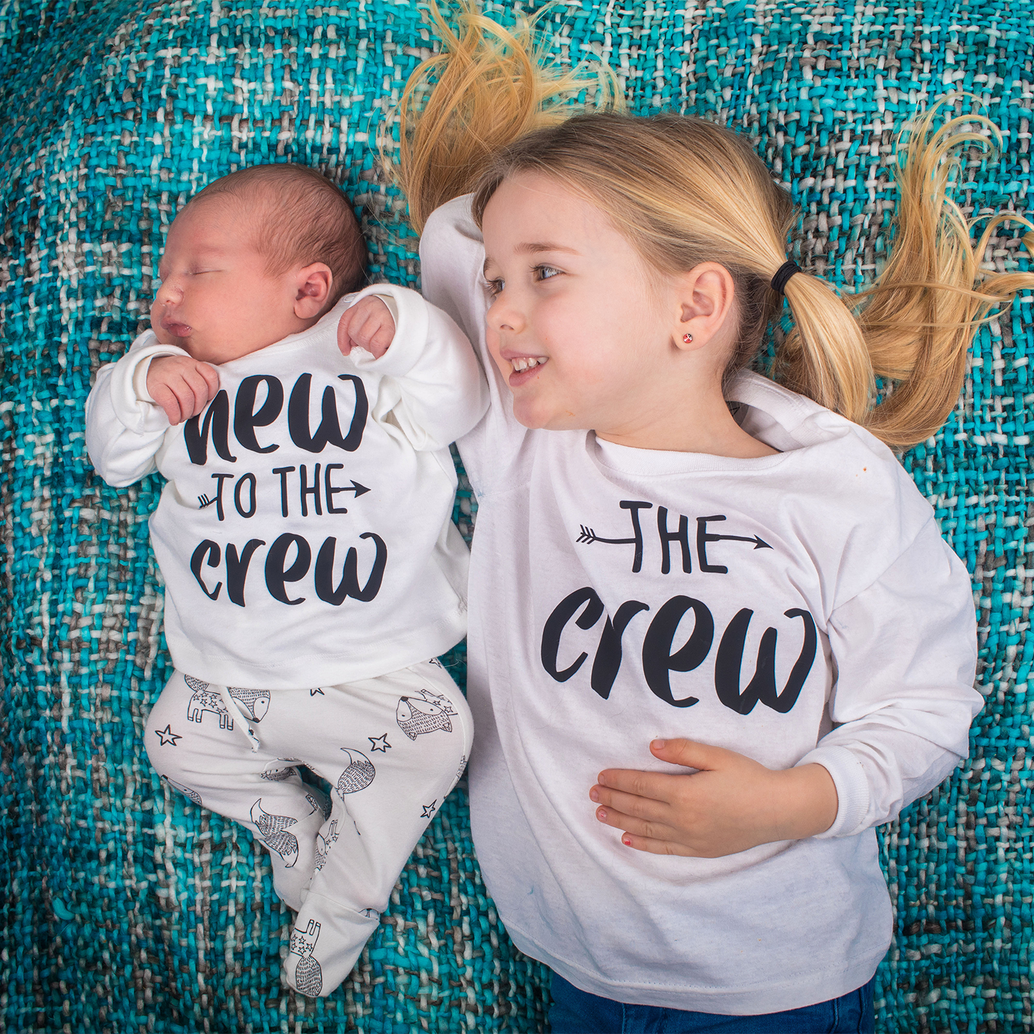 'The crew' kind shirt met lange mouwen