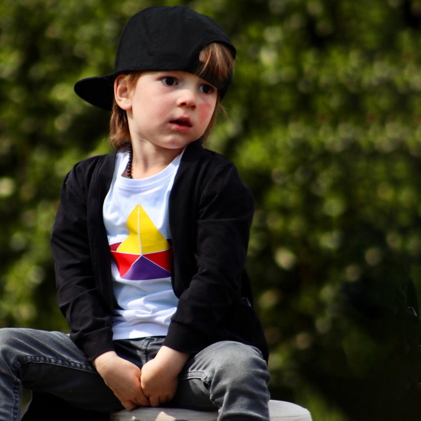 Boot kind shirt met korte mouwen