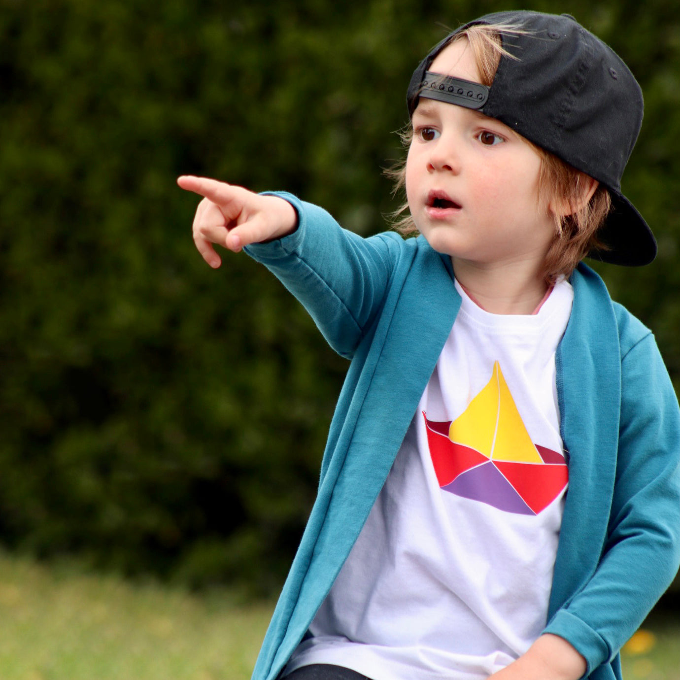 Boot kind shirt met korte mouwen