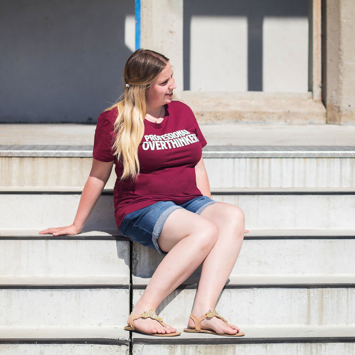 'Professional overthinker' volwassene shirt