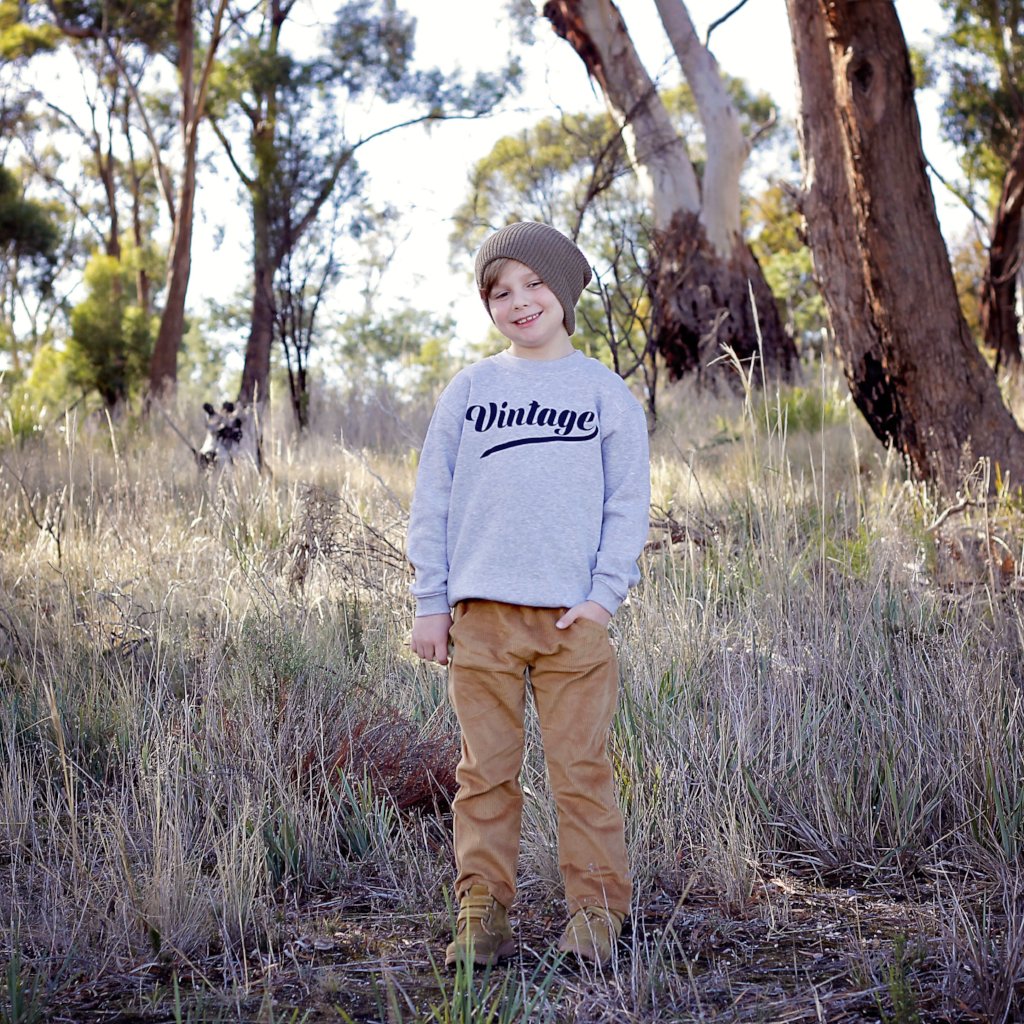 'Vintage' kind trui