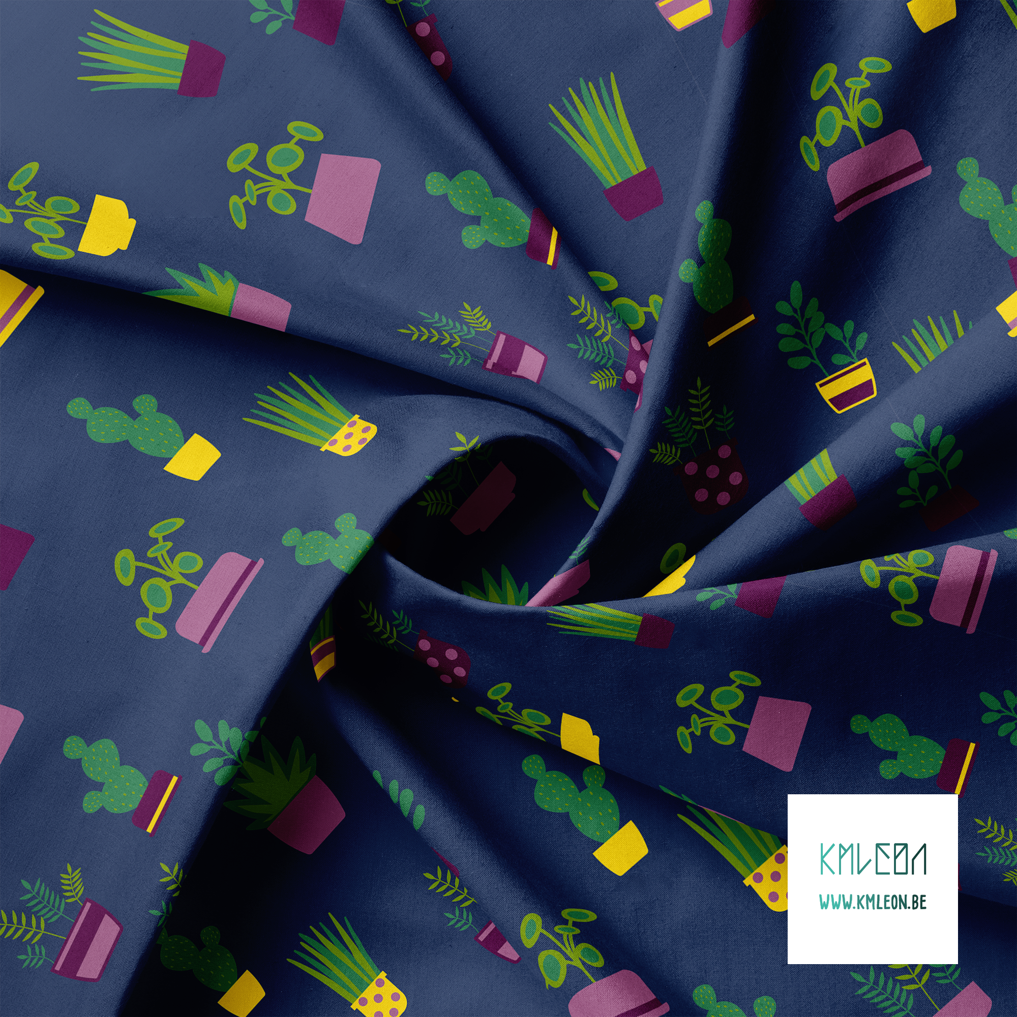 Planten in potten stof