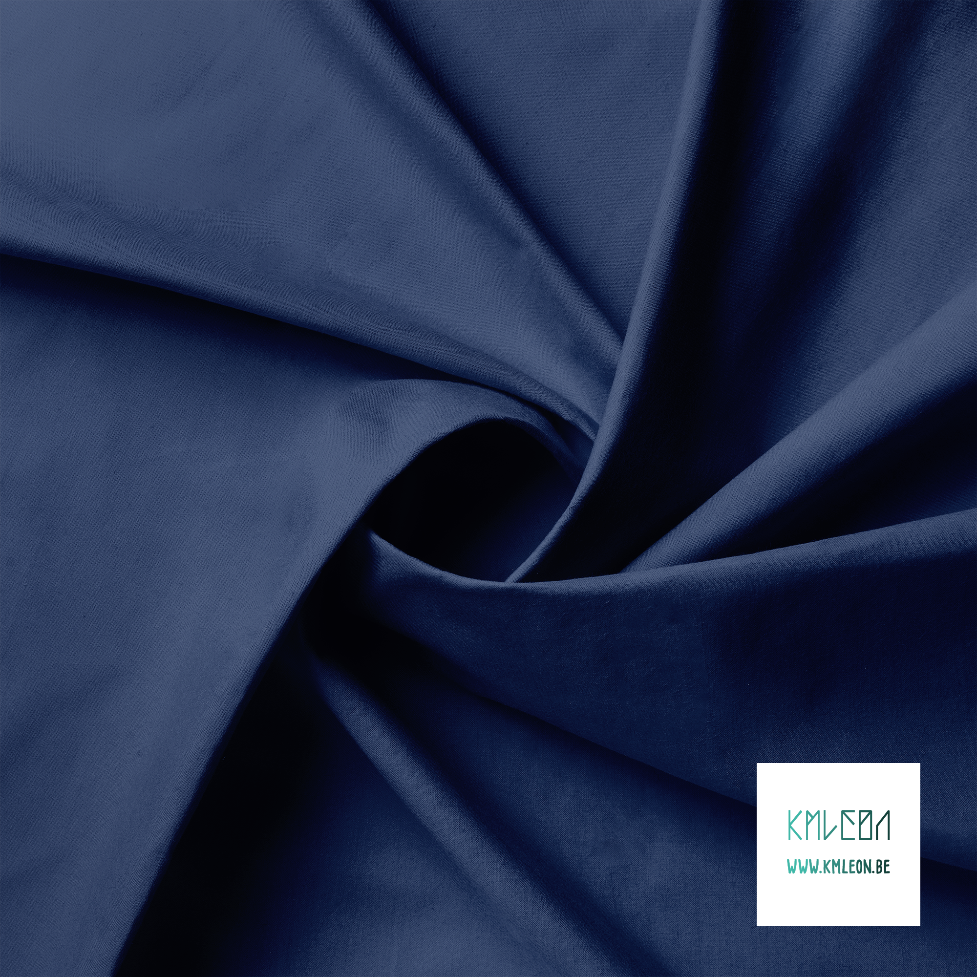 Uni ruimteblauw stof