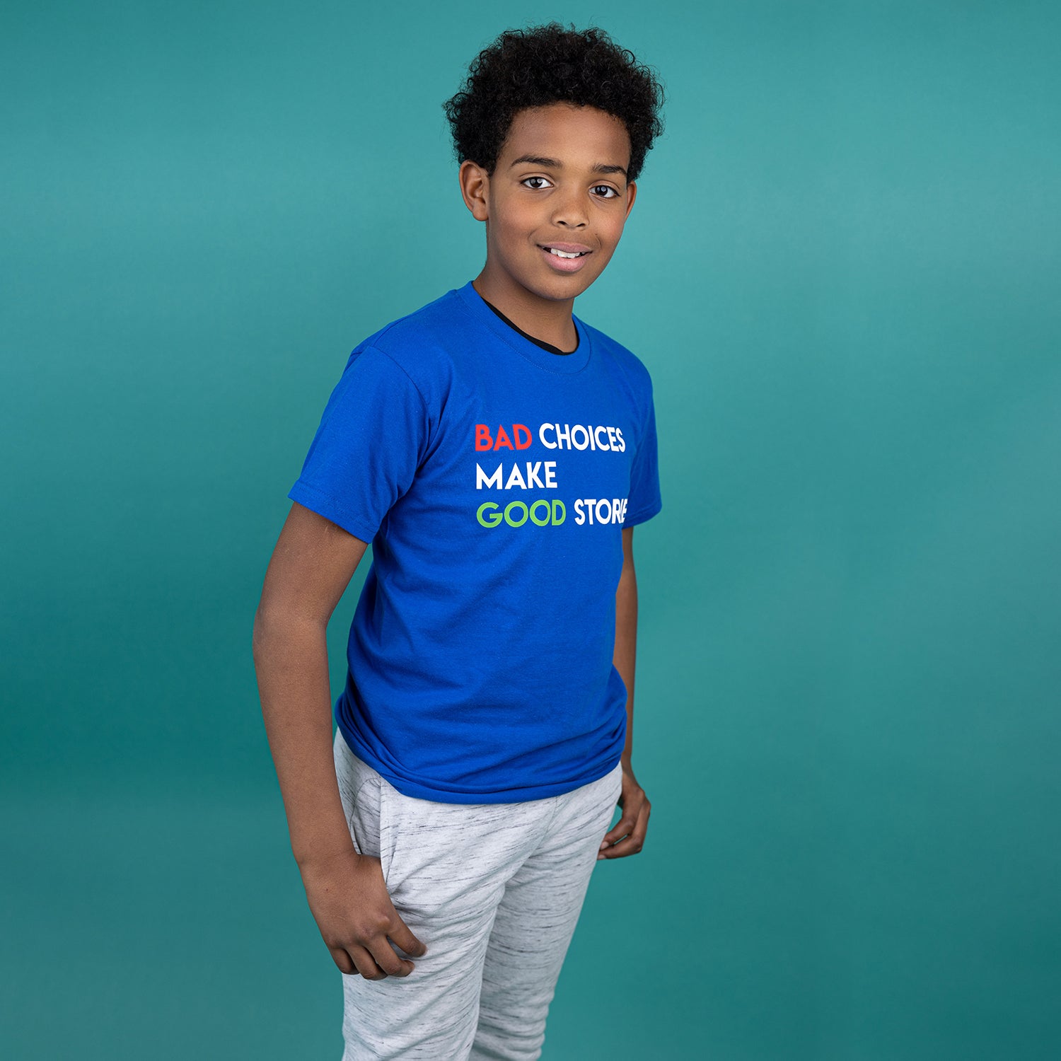 Bad choices make good stories' kind shirt met korte mouwen