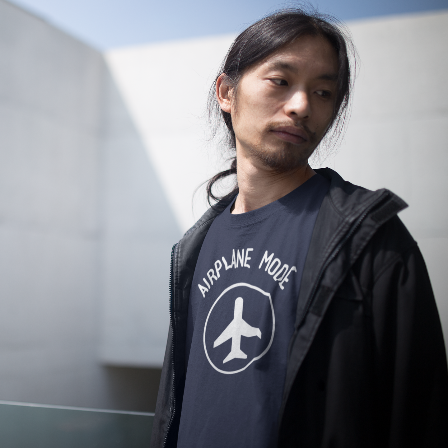 'Airplane mode' volwassene shirt