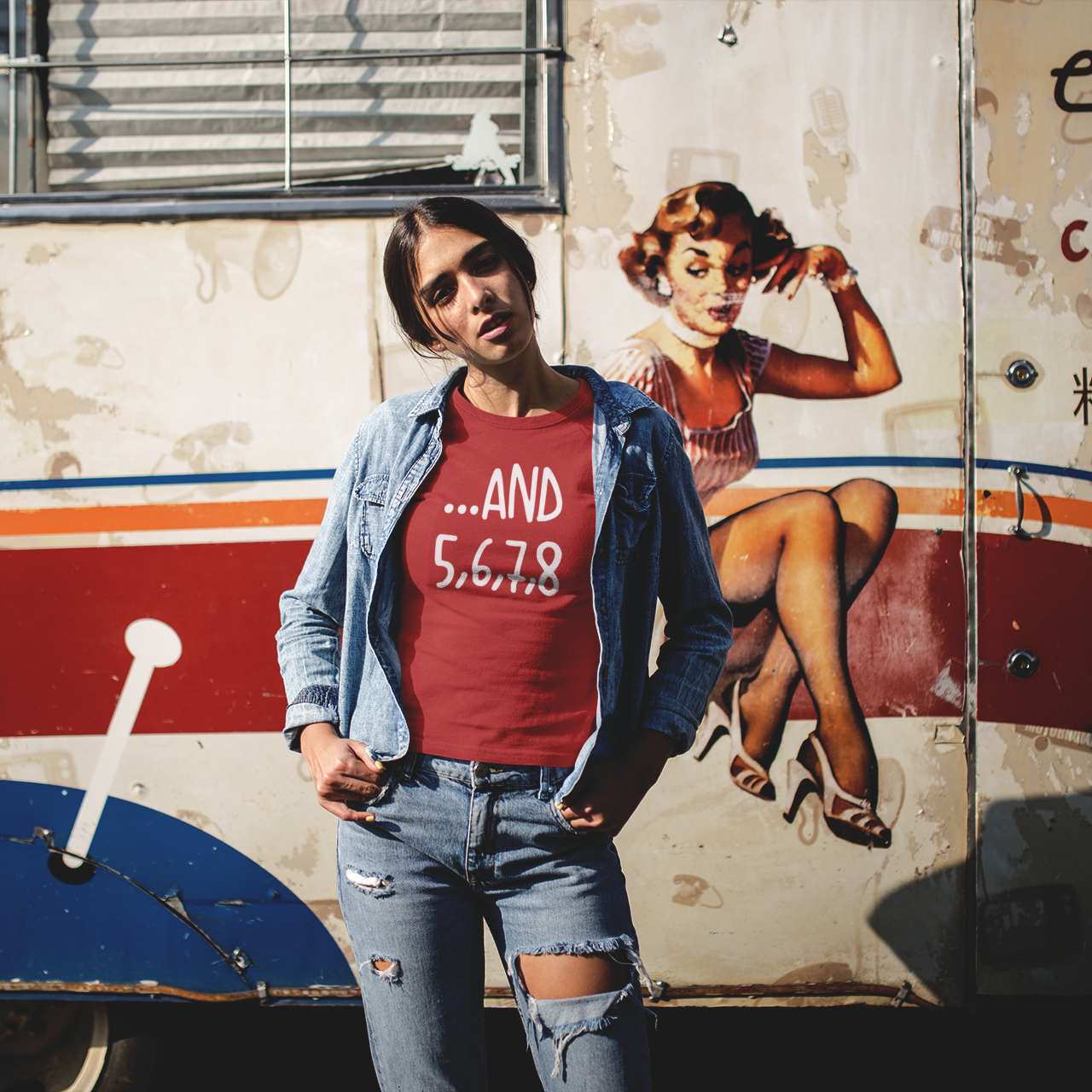 '...and 5, 6, 7, 8' volwassene shirt